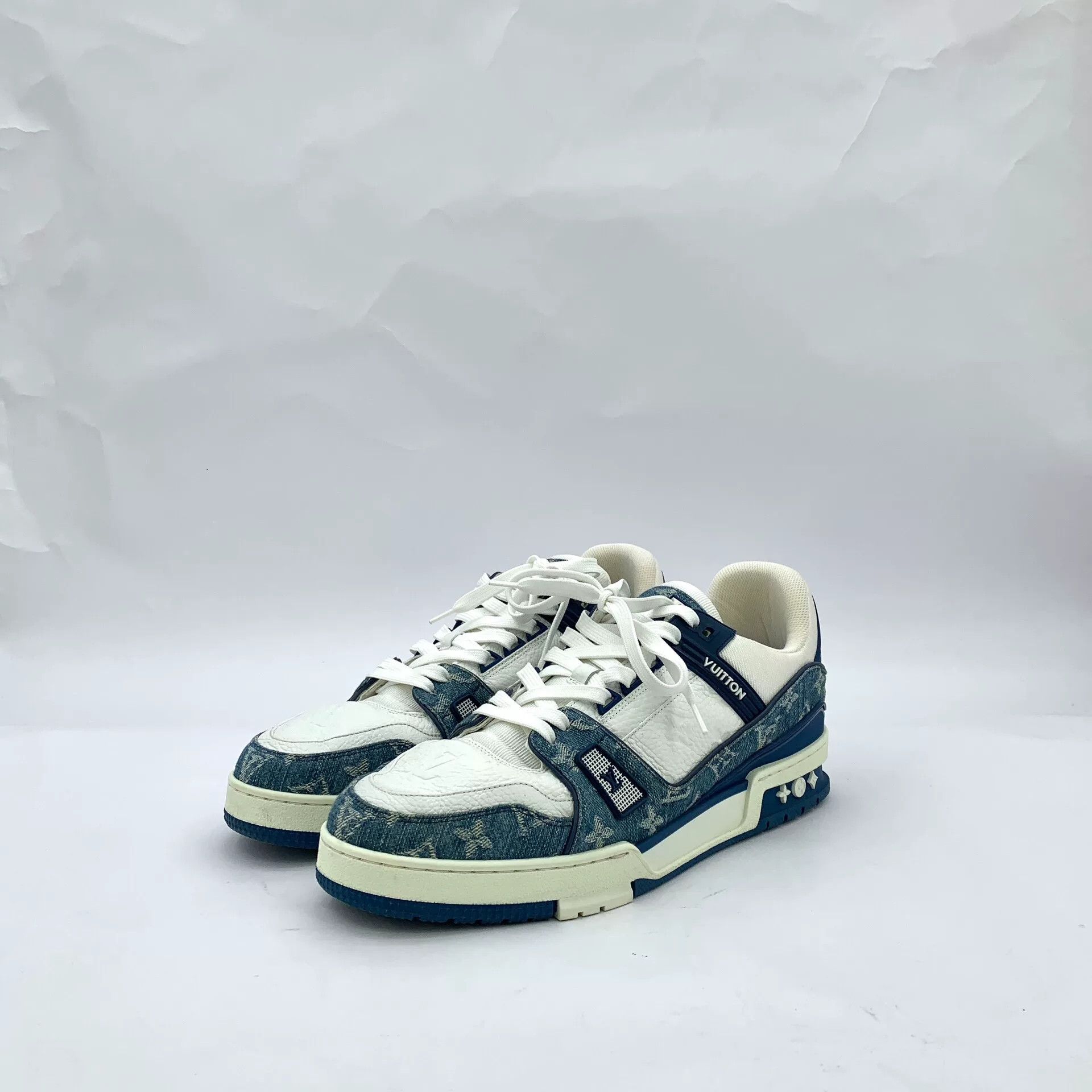 Louis Vuitton Louis Vuitton Monogram Denim Trainers US 11 Size US 11 / EU 44 - 2 Thumbnail