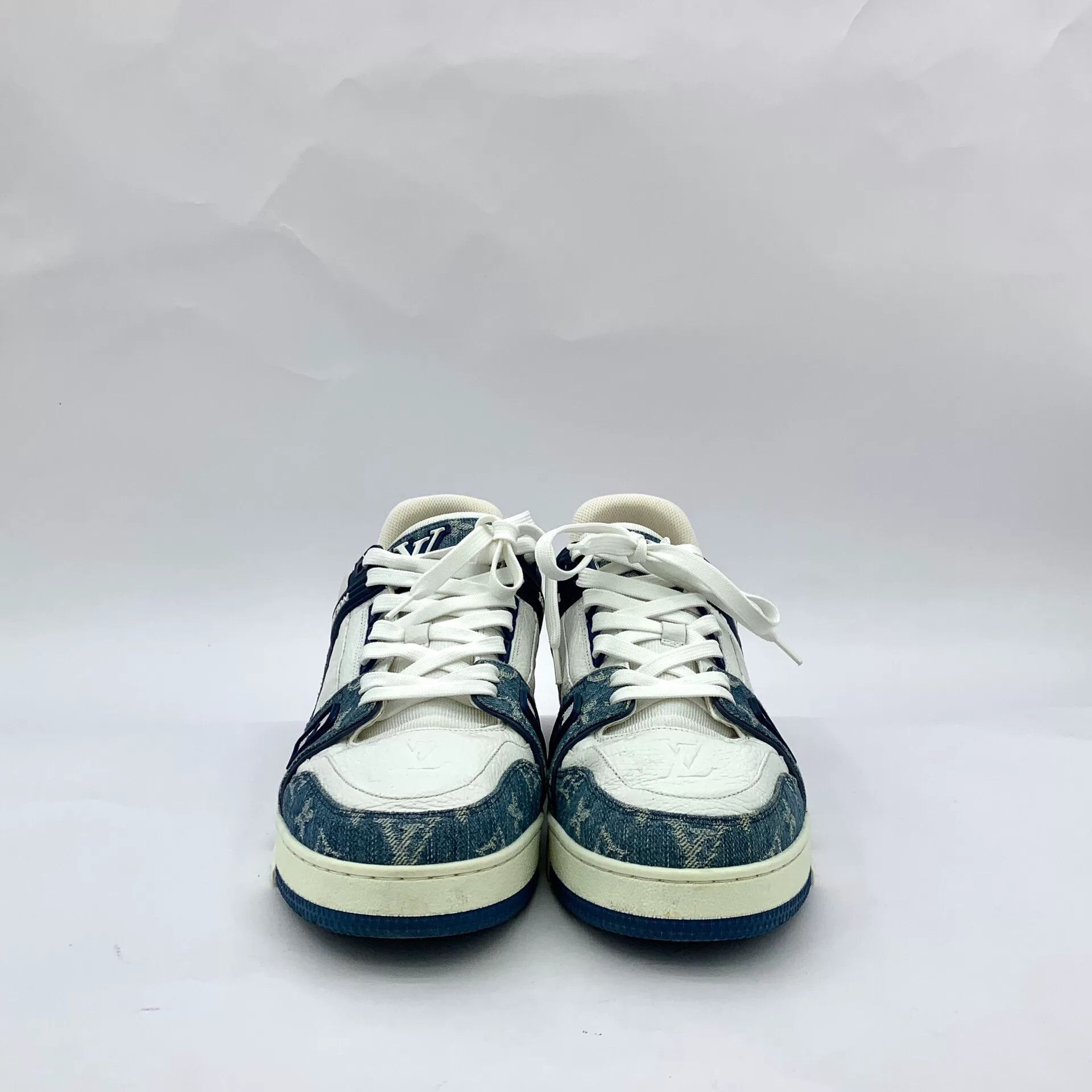 Louis Vuitton Louis Vuitton Monogram Denim Trainers US 11 Size US 11 / EU 44 - 4 Thumbnail
