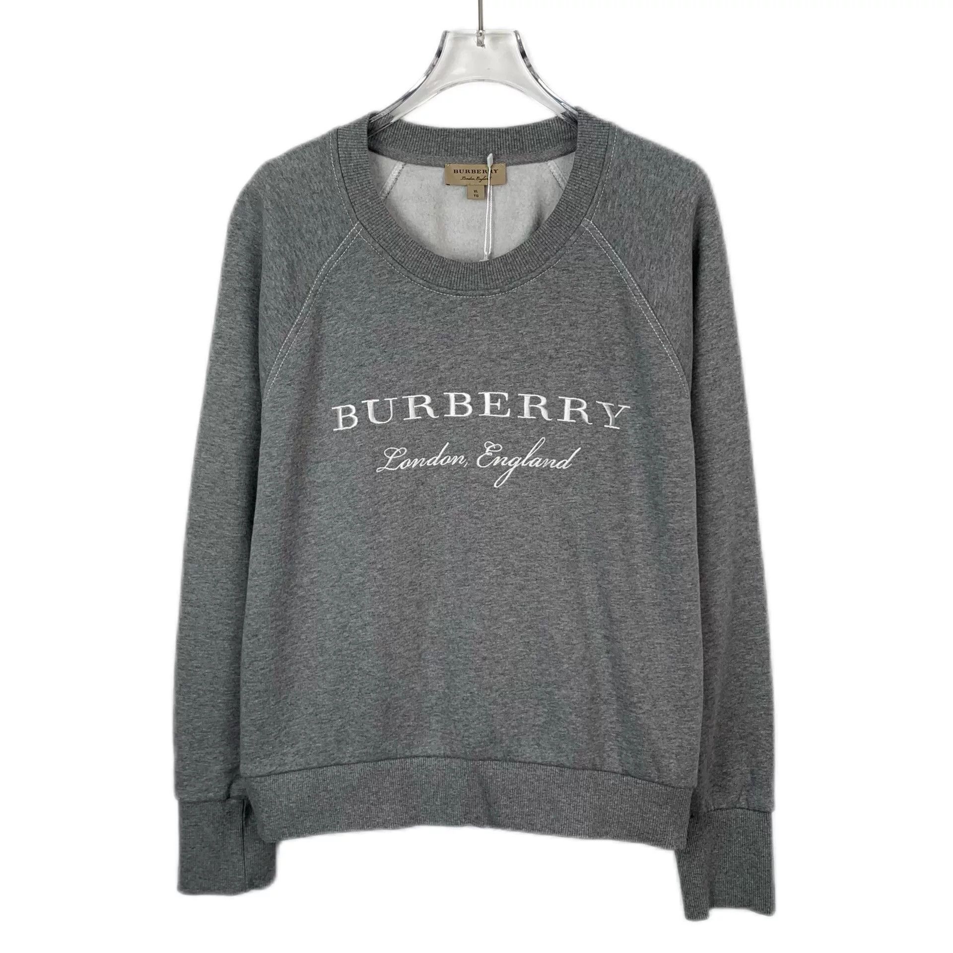 Burberry Burberry Embroidered Logo Sweatshirt Size XL Size US XL / EU 56 / 4 - 2 Thumbnail