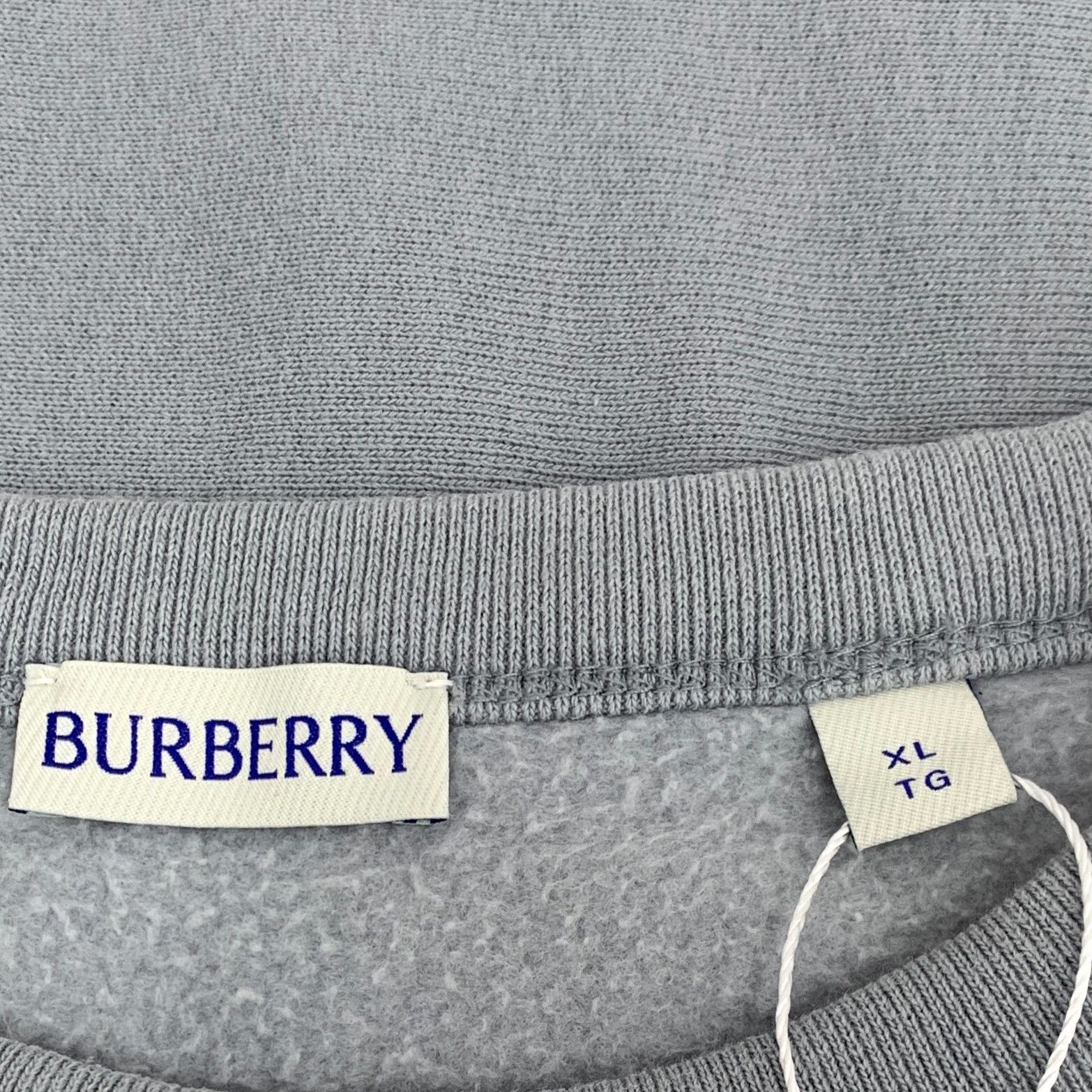 Burberry Burberry Embroidered Logo Sweatshirt XL Size US XL / EU 56 / 4 - 7 Thumbnail