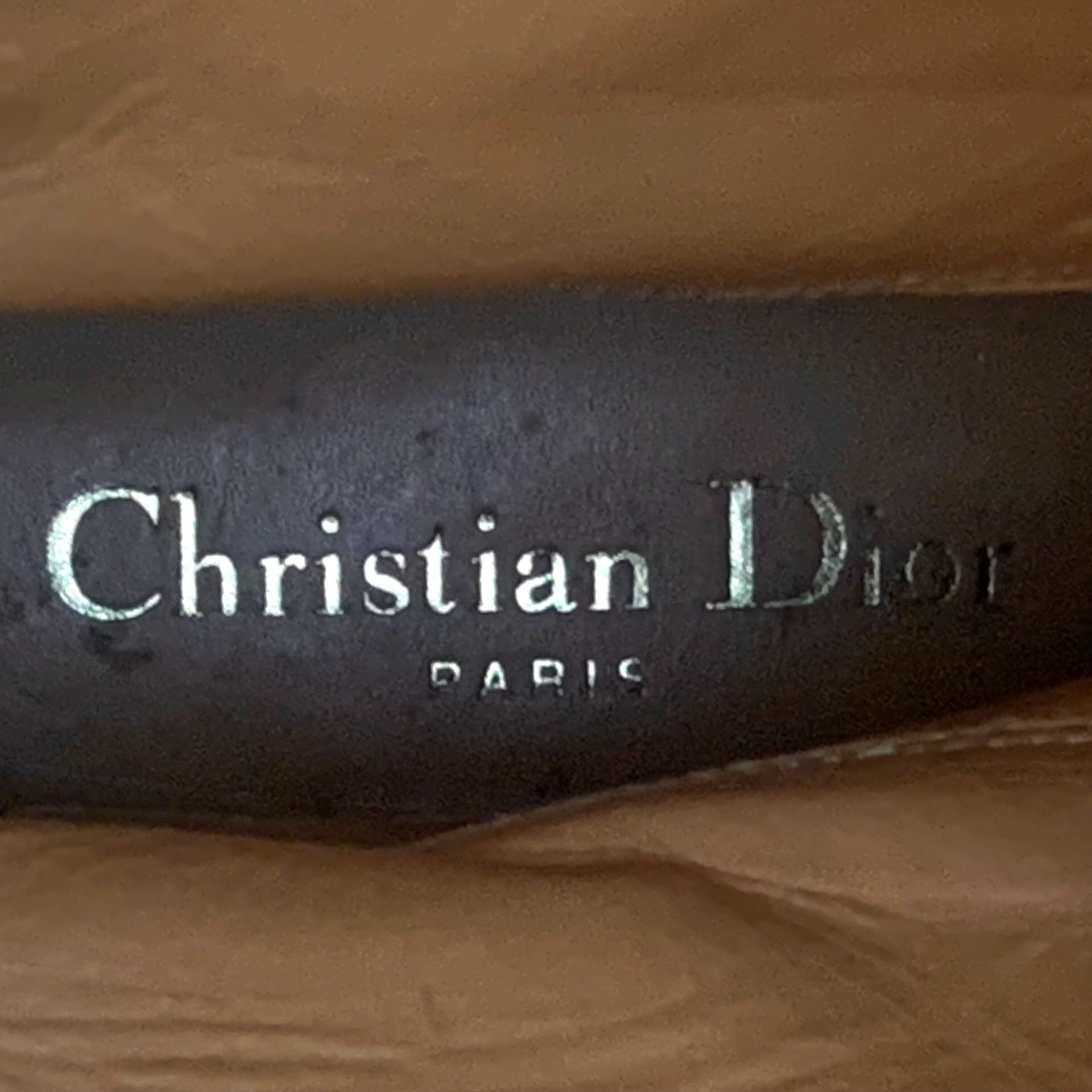 Dior Dior CD Logo Leather Riding Boots 37.5 Size US 7.5 / IT 37.5 - 8 Thumbnail