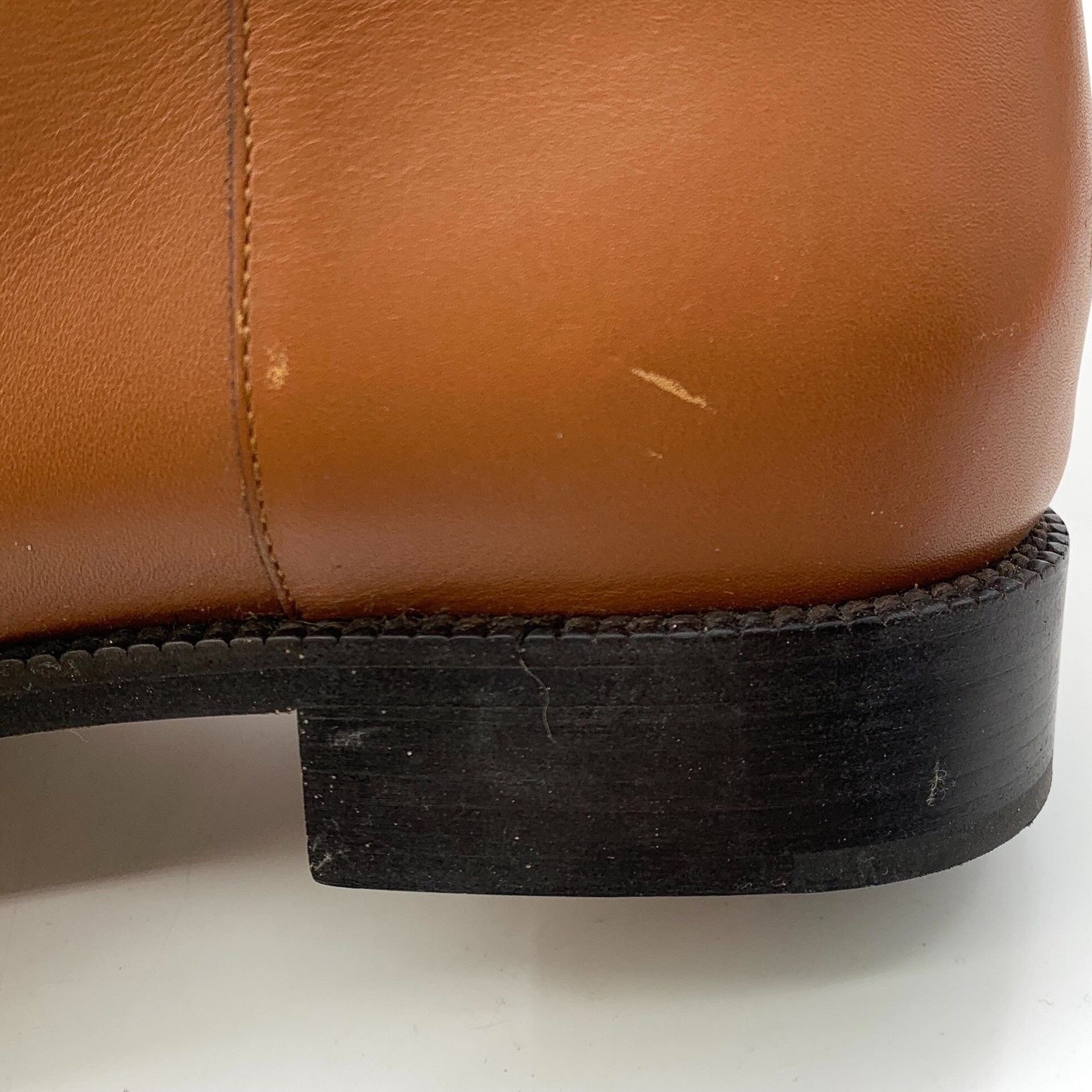 Dior Dior CD Logo Leather Riding Boots 37.5 Size US 7.5 / IT 37.5 - 10 Thumbnail