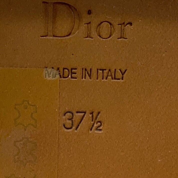 Dior Dior CD Logo Leather Riding Boots 37.5 Size US 7.5 / IT 37.5 - 7 Thumbnail