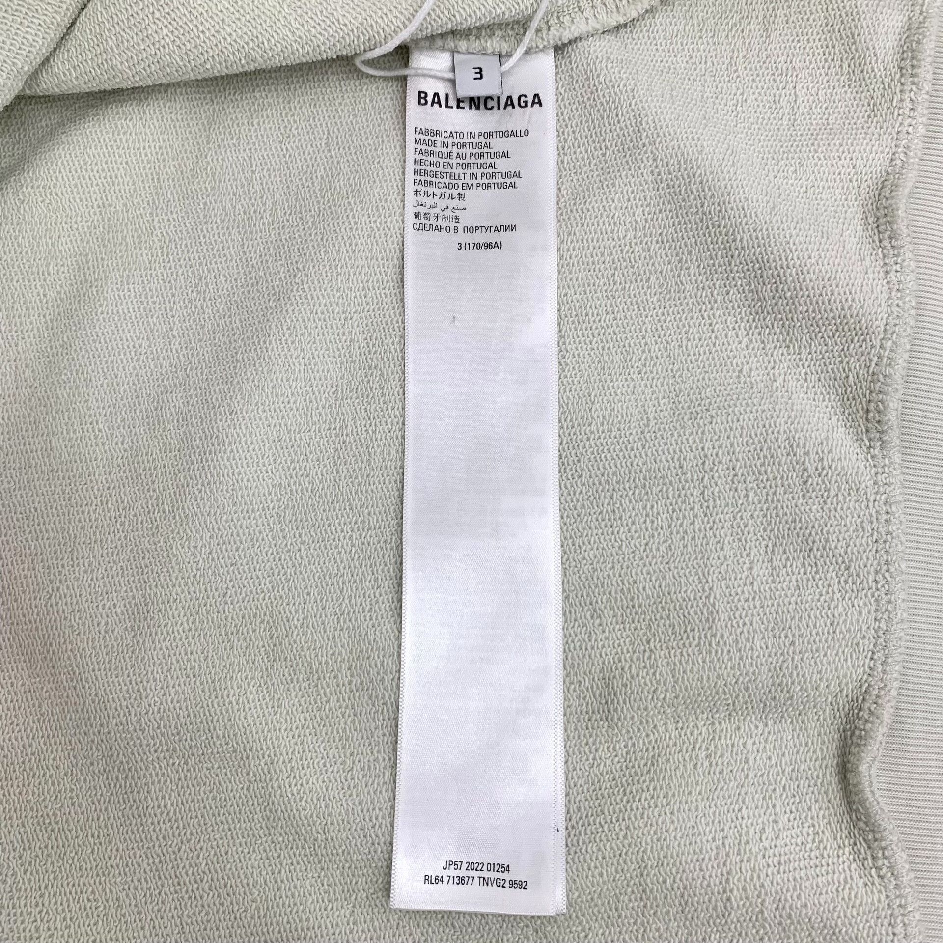 Balenciaga Balenciaga Logo Embroidered Hoodie Size L Size US L / EU 52-54 / 3 - 8 Thumbnail