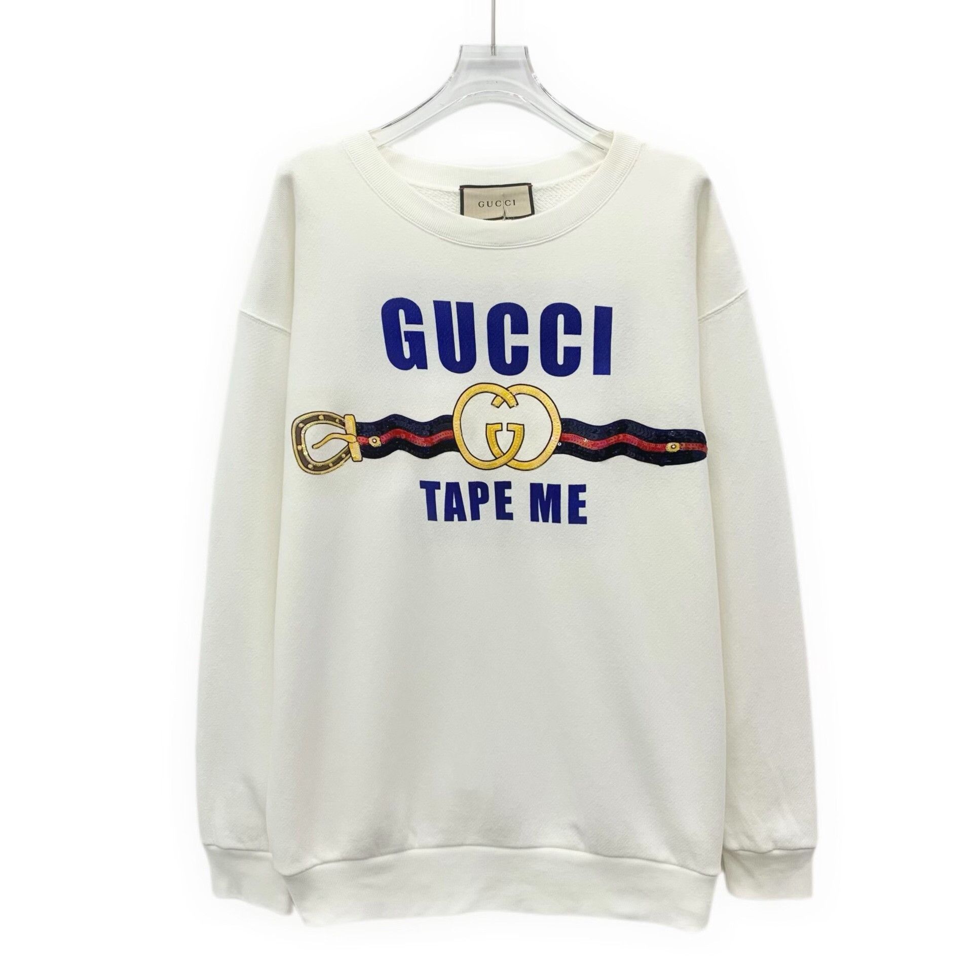 Gucci Gucci Tape Me Logo Sequin Sweatshirt S Size US S / EU 44-46 / 1 - 2 Thumbnail