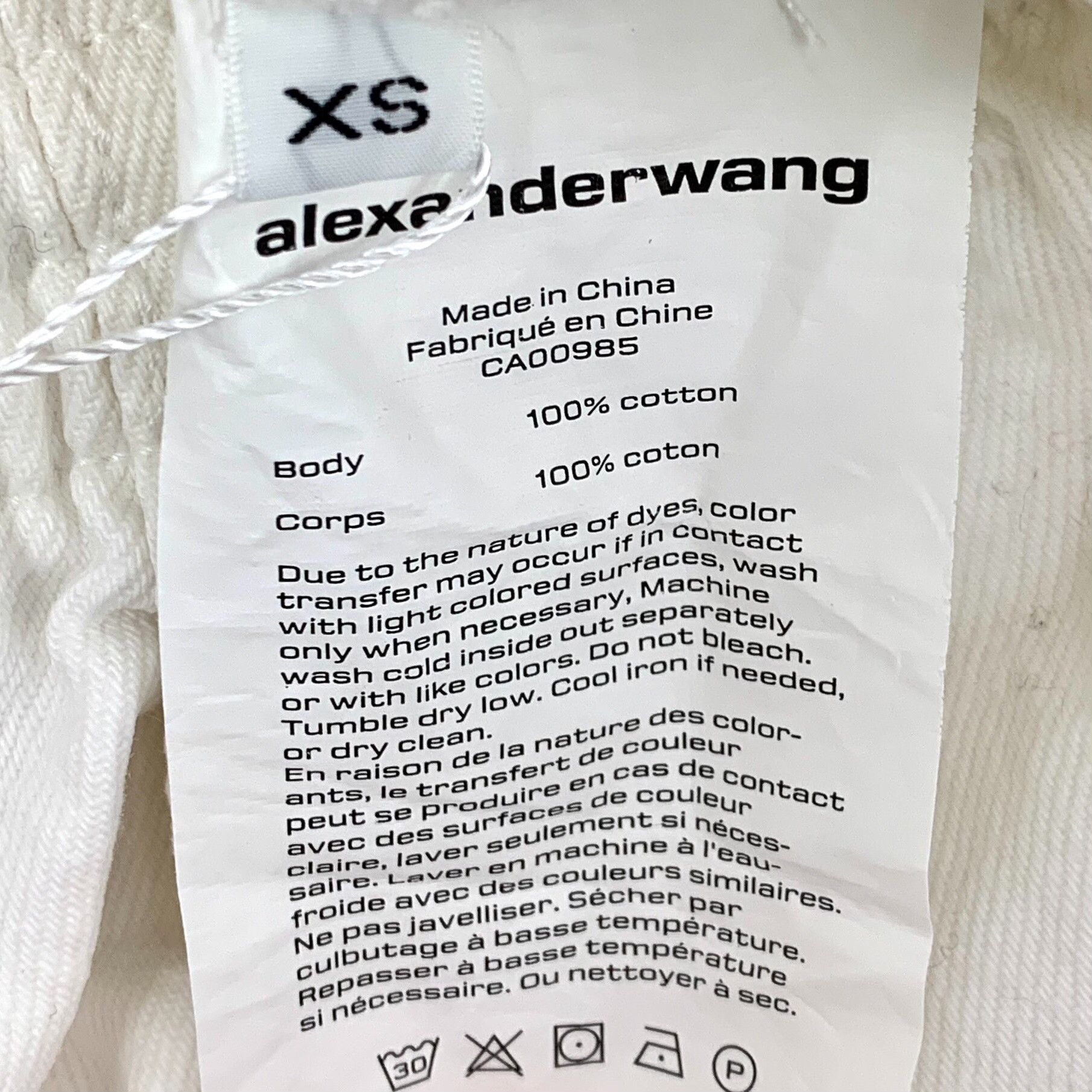 Alexander Wang Alexander Wang Tonal Embroidered Joggers XS Size US 28 / EU 44 - 7 Thumbnail