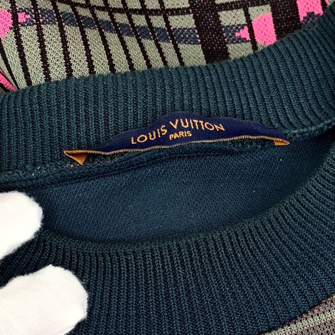 Louis Vuitton Louis Vuitton Monogram Intarsia Knit Sweatshirt XS Size US XS / EU 42 / 0 - 10 Thumbnail