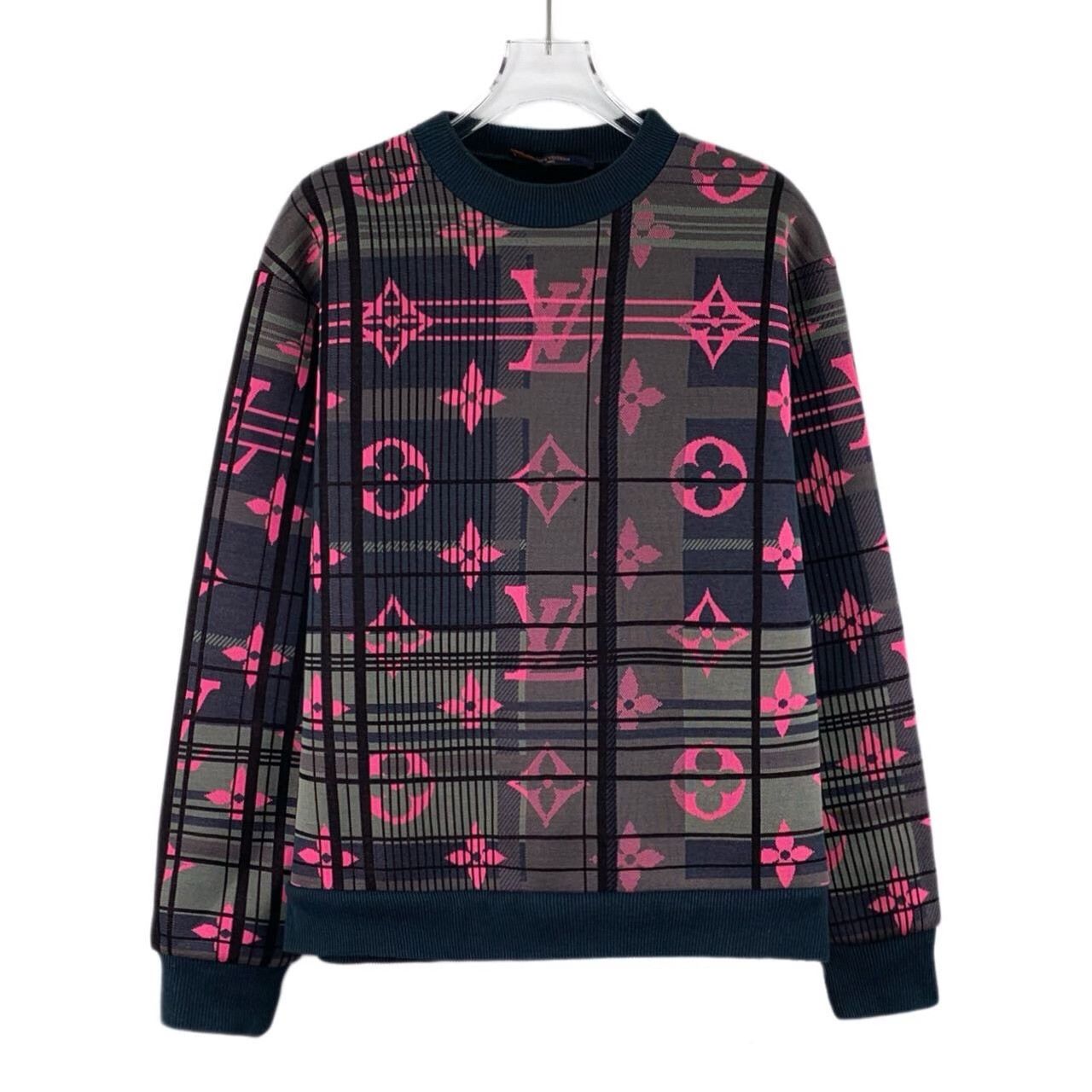Louis Vuitton Louis Vuitton Monogram Intarsia Knit Sweatshirt XS Size US XS / EU 42 / 0 - 2 Thumbnail