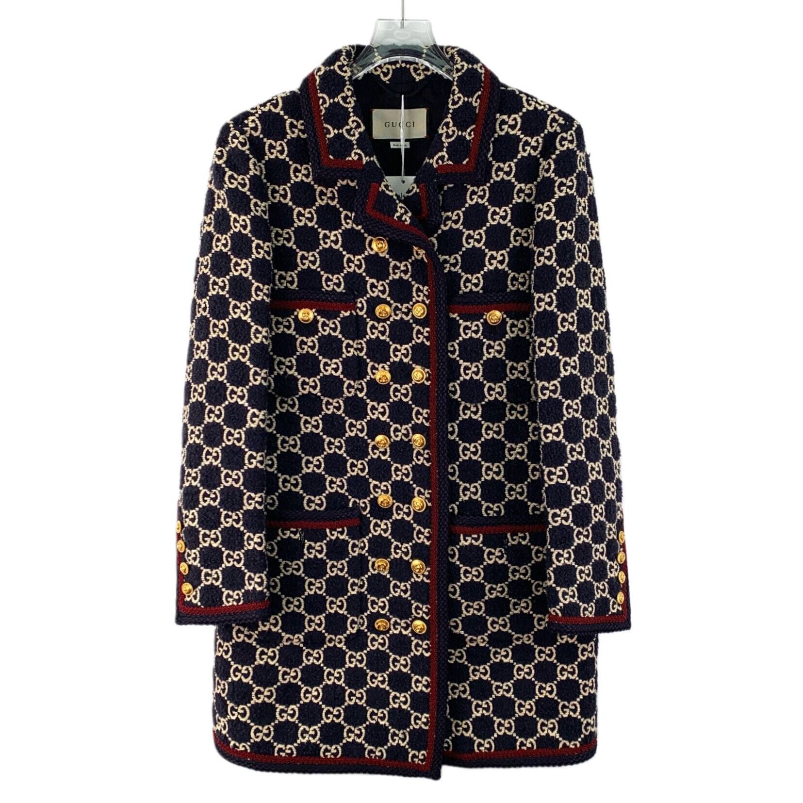 Gucci Gucci GG Monogram Double Breasted Coat 36 Size XS / US 0-2 / IT 36-38 - 2 Thumbnail