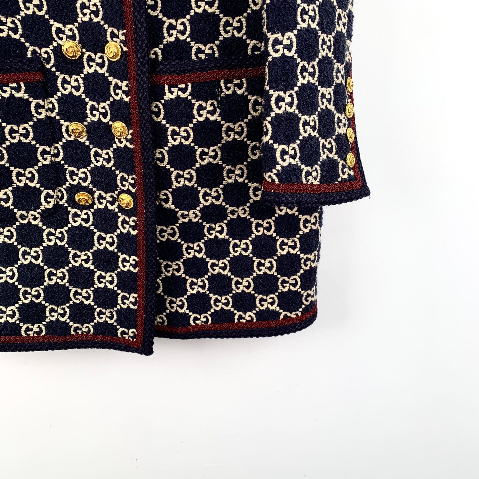 Gucci Gucci GG Monogram Double Breasted Coat 36 Size XS / US 0-2 / IT 36-38 - 5 Thumbnail