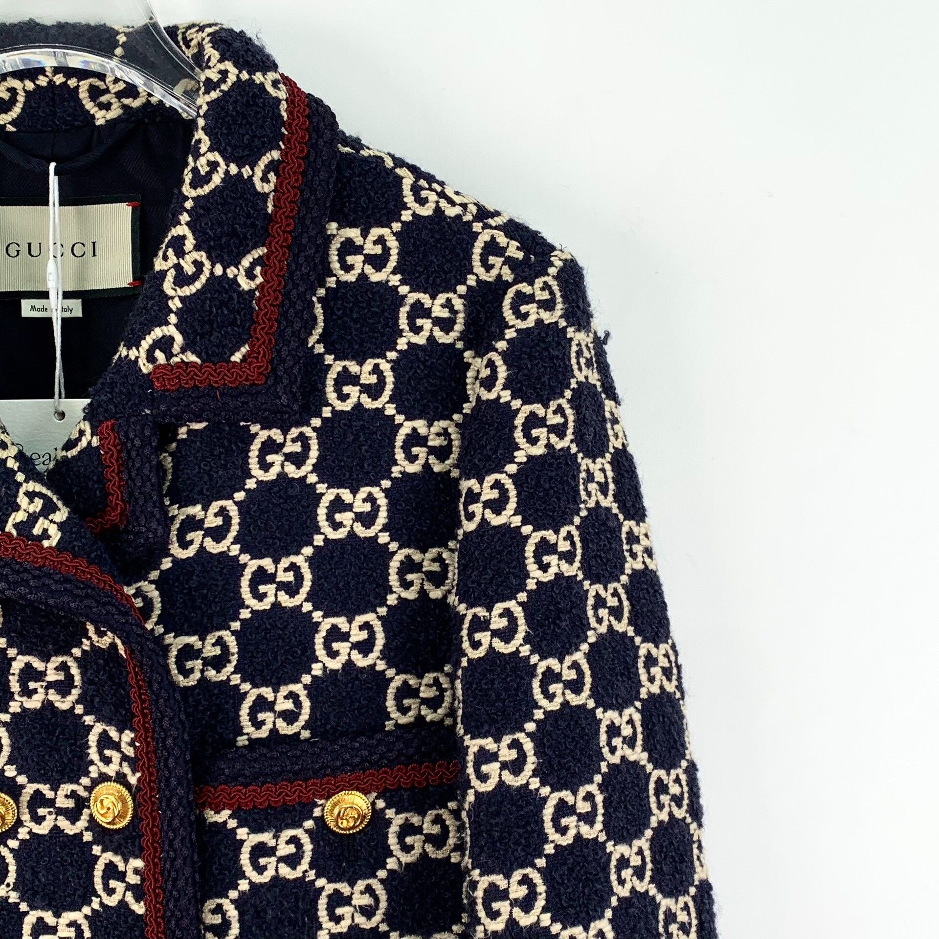 Gucci Gucci GG Monogram Double Breasted Coat 36 Size XS / US 0-2 / IT 36-38 - 4 Thumbnail