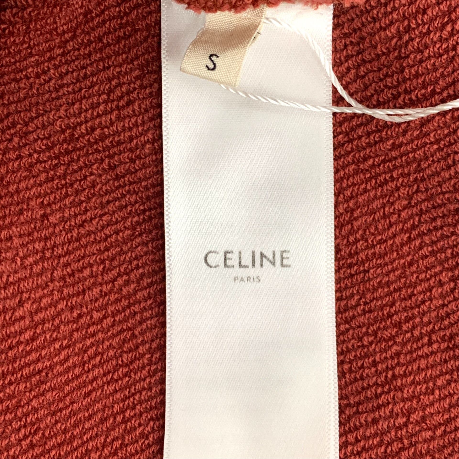 Celine Celine Paris Logo Print Cashmere Hoodie S Size US S / EU 44-46 / 1 - 8 Thumbnail