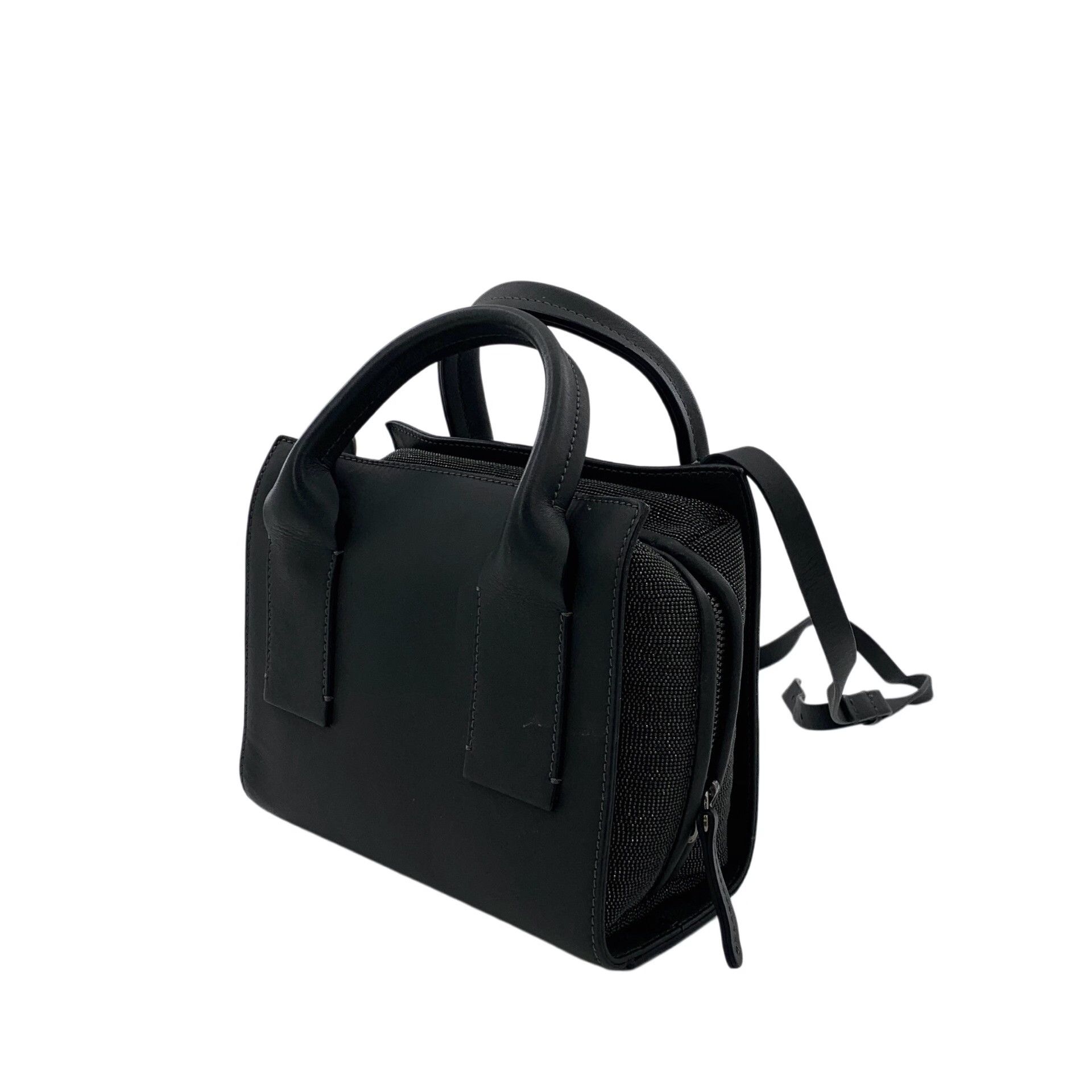 Brunello Cucinelli Brunello Cucinelli Monili Bead Handle Bag ONE SIZE Size ONE SIZE - 3 Thumbnail