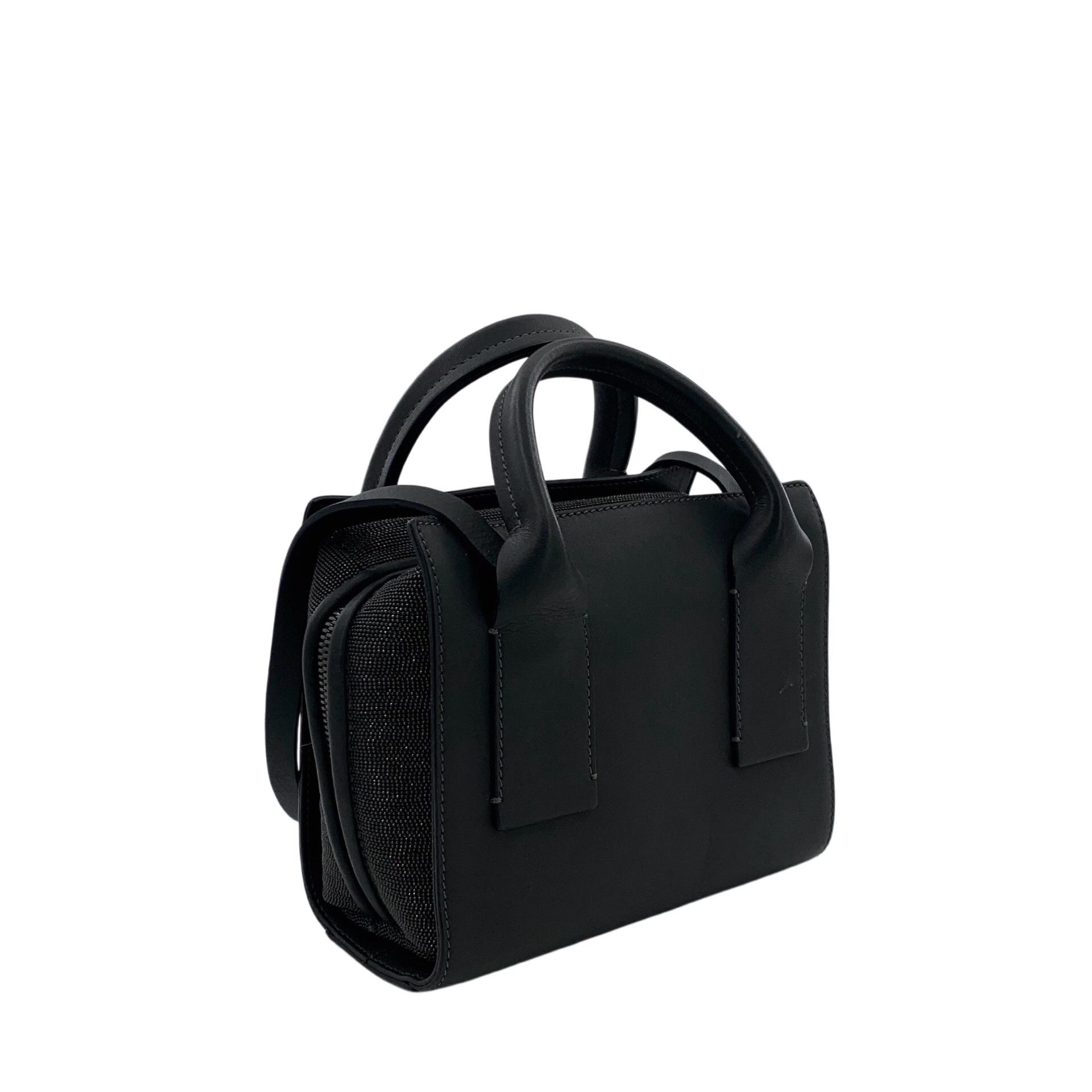 Brunello Cucinelli Brunello Cucinelli Monili Bead Handle Bag ONE SIZE Size ONE SIZE - 4 Thumbnail