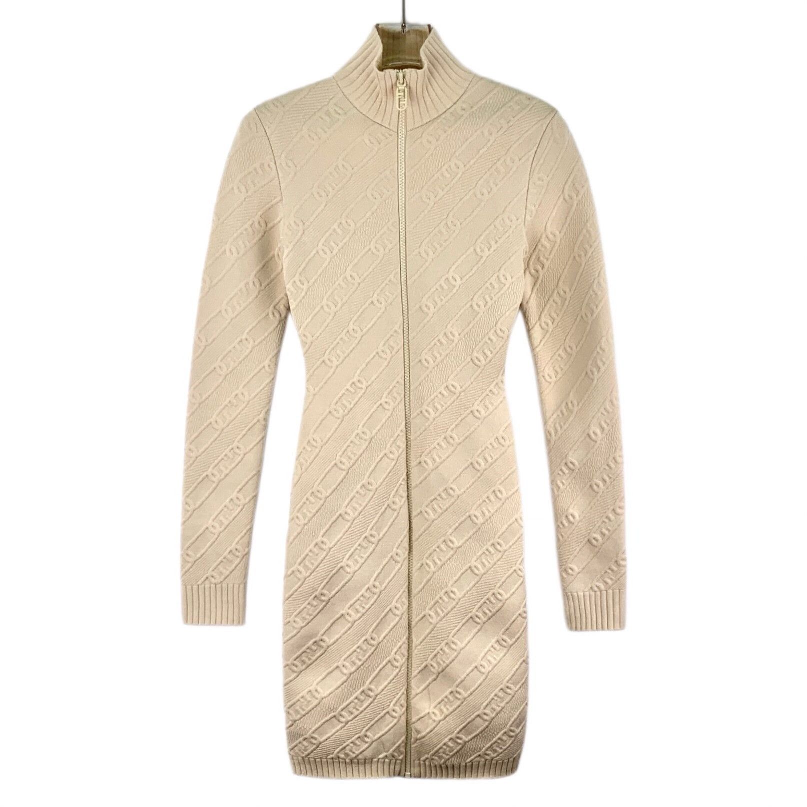 Fendi Fendi Embossed Logo Knit Mini Dress IT 36 Size XS / US 0-2 / IT 36-38 - 2 Thumbnail