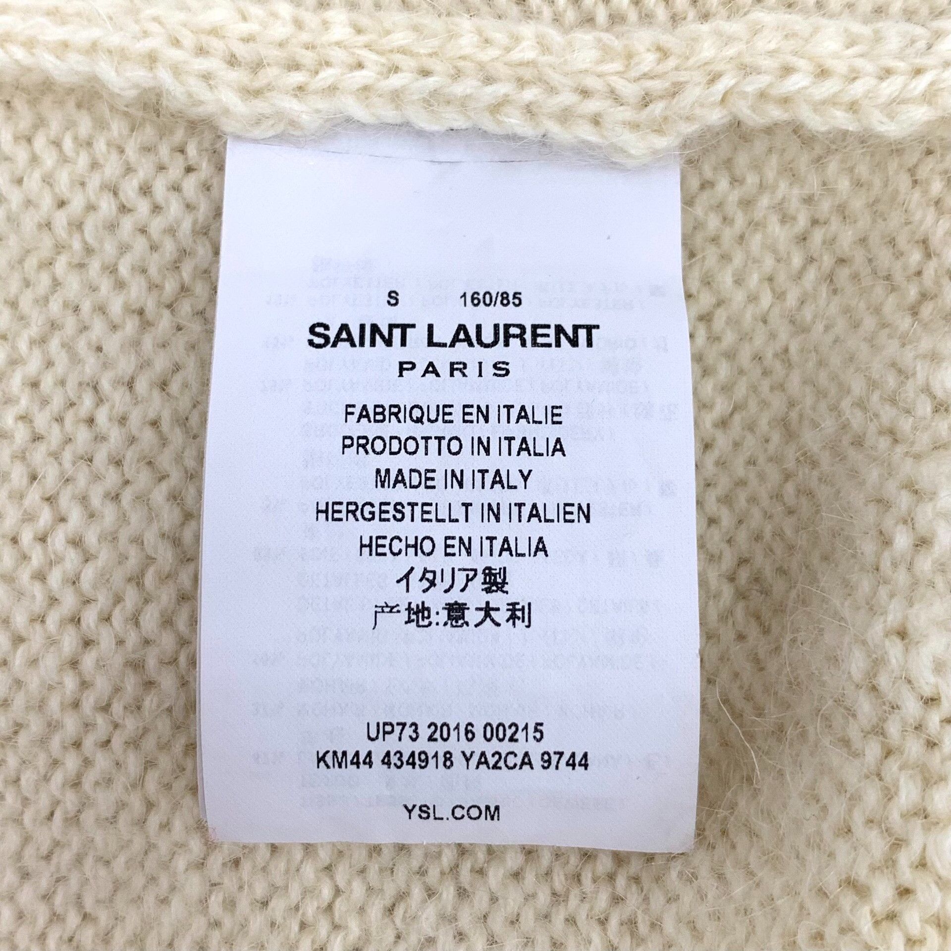 Saint Laurent Paris Saint Laurent Bow Sequin Mohair Wool Sweater S Size S / US 4 / IT 40 - 7 Thumbnail