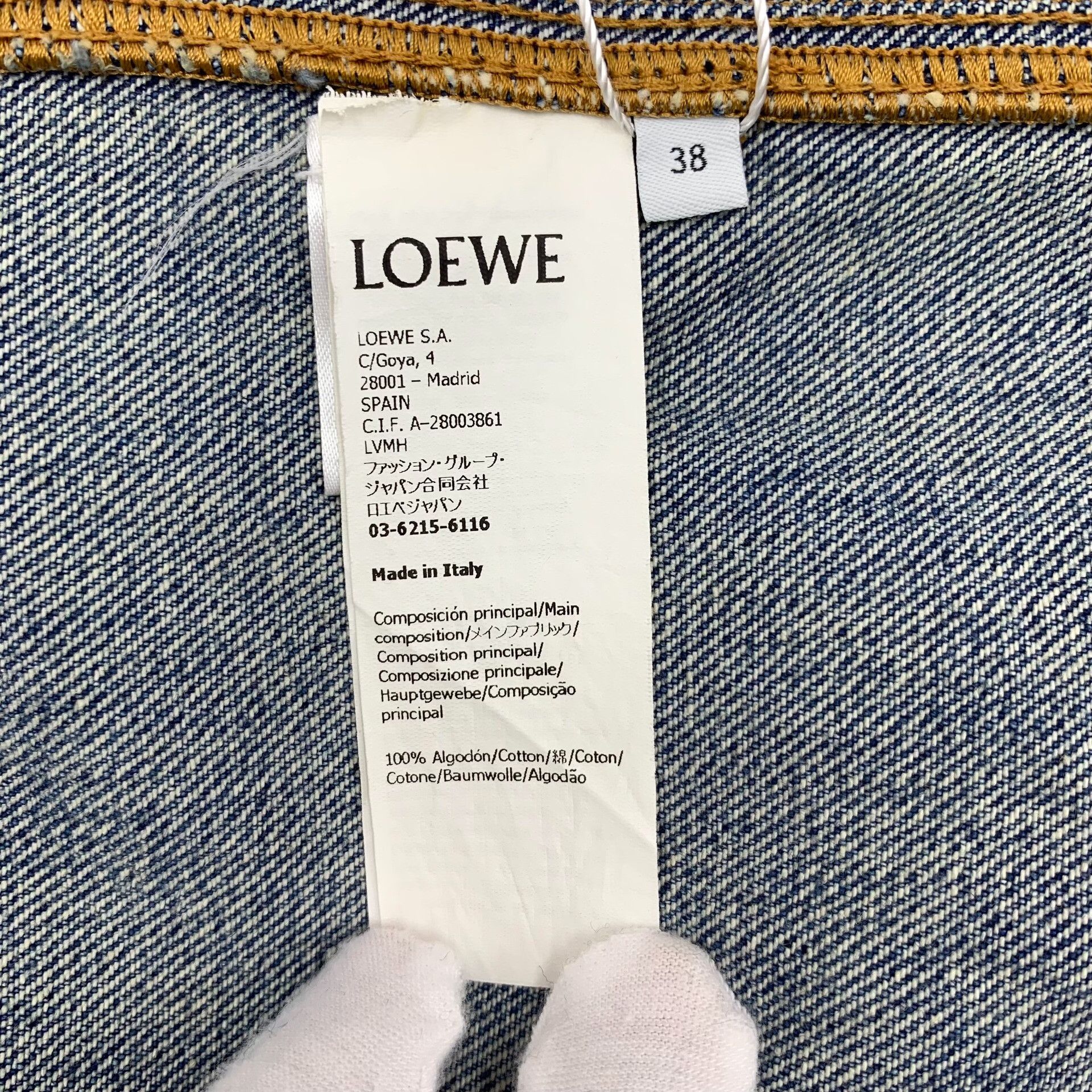 Loewe Loewe Bow Detail Denim Jacket 38 Size XS / US 0-2 / IT 36-38 - 7 Thumbnail