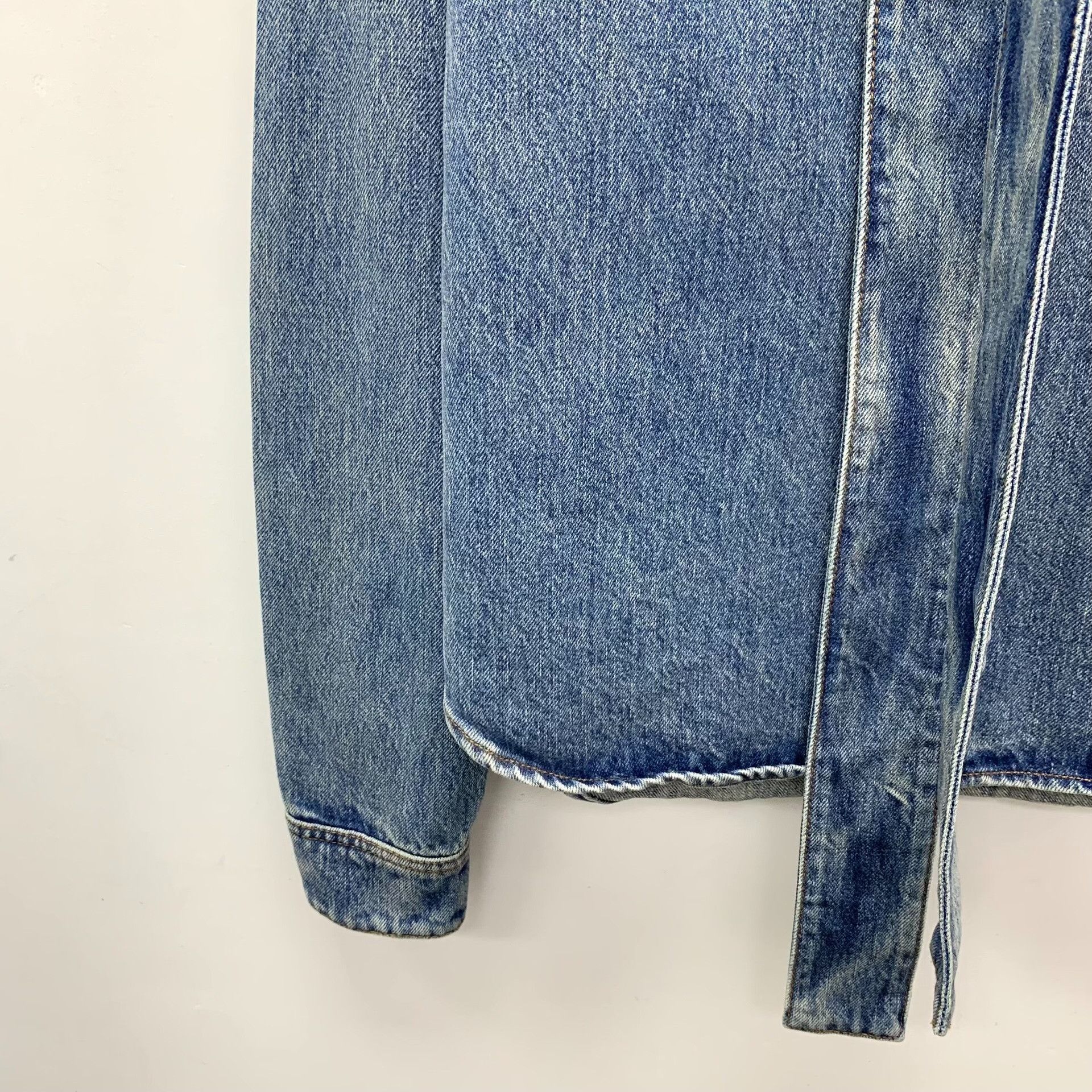 Loewe Loewe Bow Detail Denim Jacket 38 Size XS / US 0-2 / IT 36-38 - 5 Thumbnail