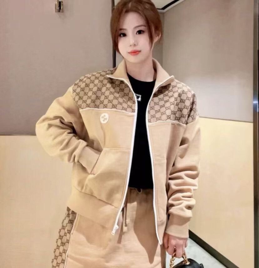 Gucci Gucci GG Monogram Embroidery Track Jacket Size L Size US L / EU 52-54 / 3 - 10 Thumbnail