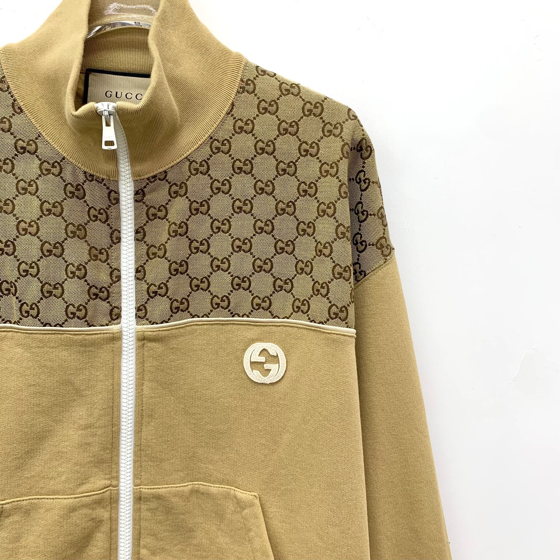 Gucci Gucci GG Monogram Embroidery Track Jacket Size L Size US L / EU 52-54 / 3 - 4 Thumbnail