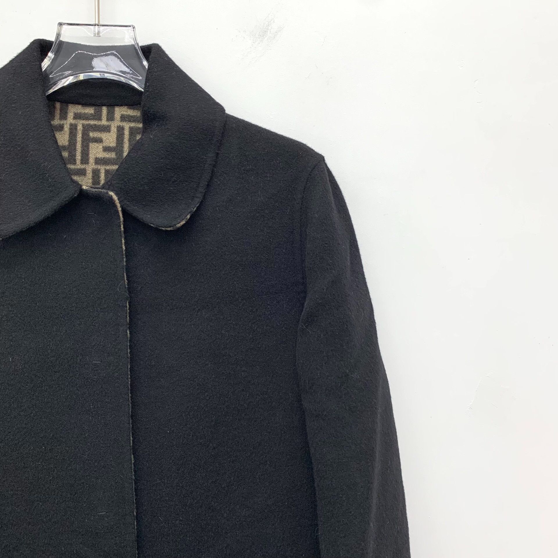 Fendi Fendi FF Monogram Lining Wool Coat IT 38 Size XS / US 0-2 / IT 36-38 - 4 Thumbnail