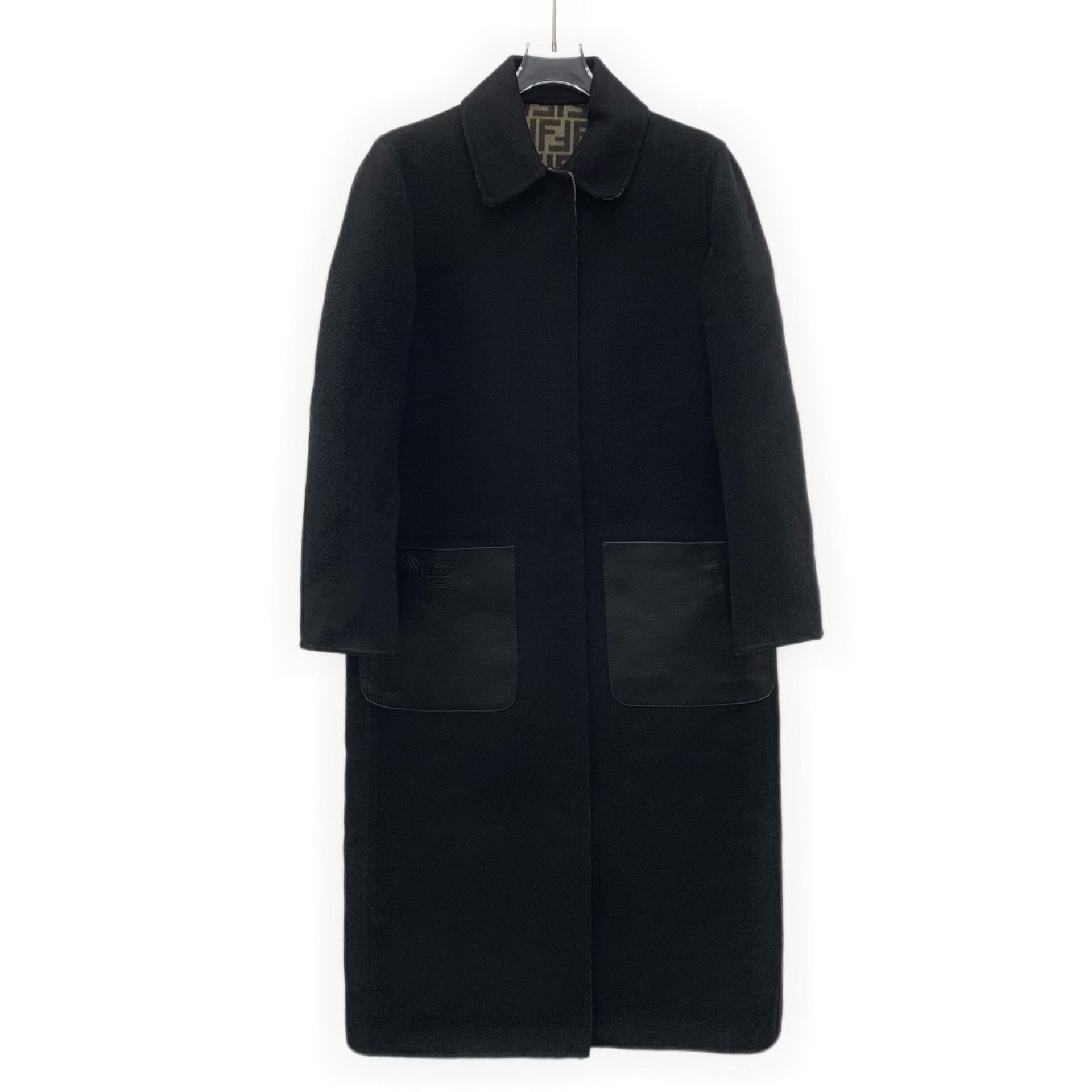 Fendi Fendi FF Monogram Lining Wool Coat IT 38 Size XS / US 0-2 / IT 36-38 - 2 Thumbnail