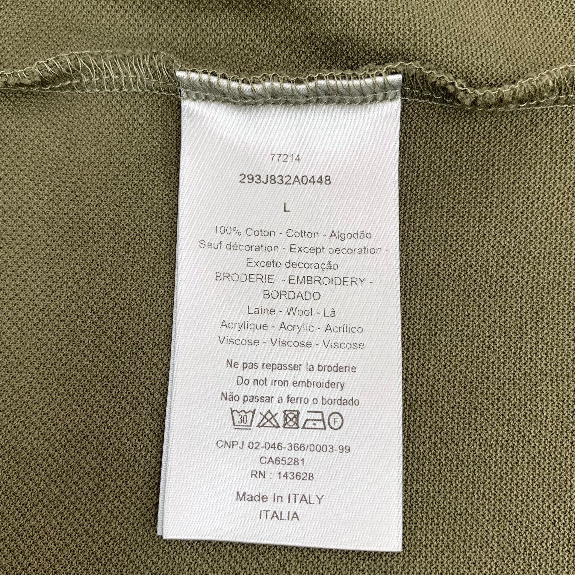 Dior Dior Atelier Logo Polo Shirt L Size US L / EU 52-54 / 3 - 7 Thumbnail