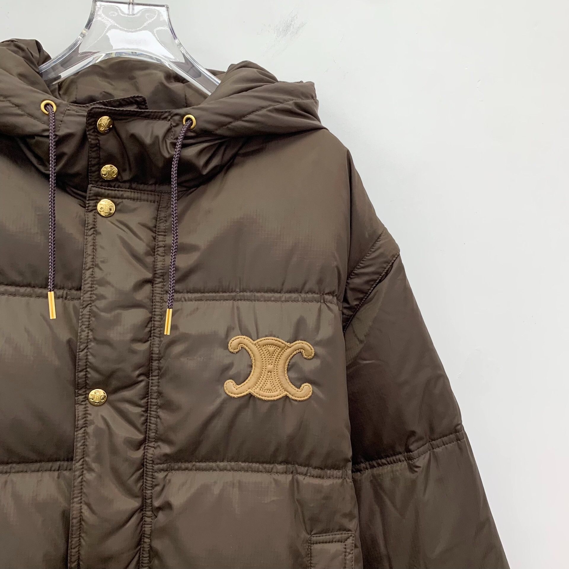 Celine Celine Triomphe Embroidered Down Jacket 40 Size S / US 4 / IT 40 - 4 Thumbnail