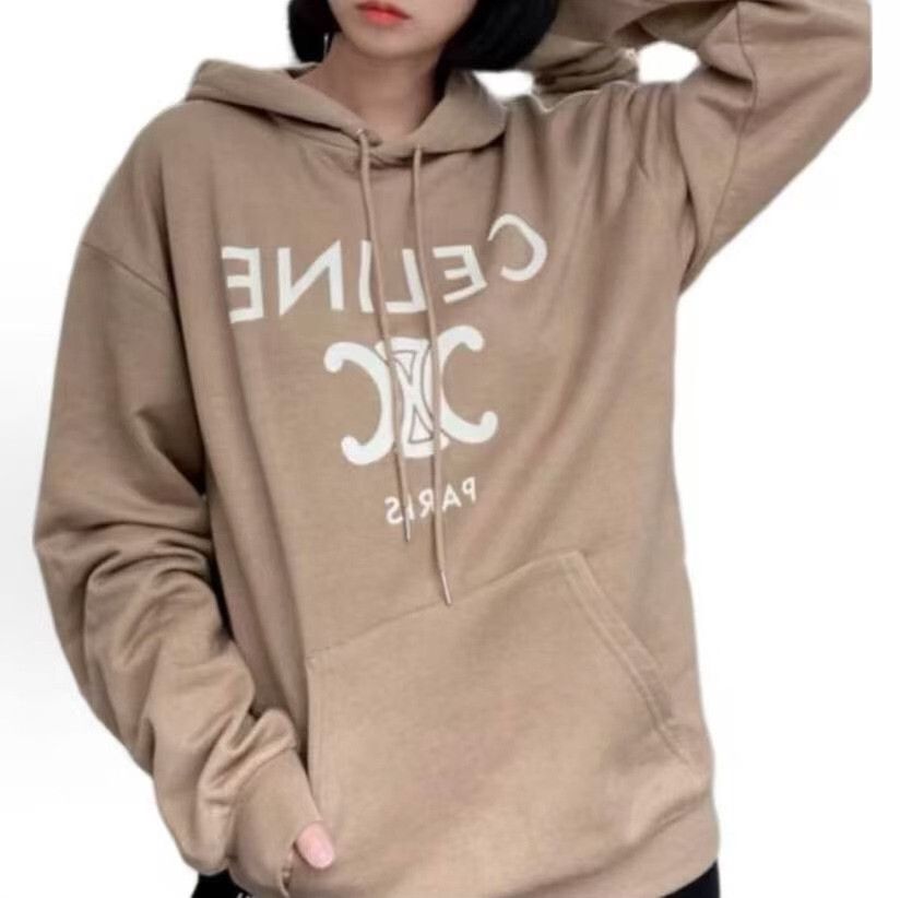 Celine Celine Triomphe Logo Cashmere Blend Hoodie US S Size US S / EU 44-46 / 1 - 10 Thumbnail