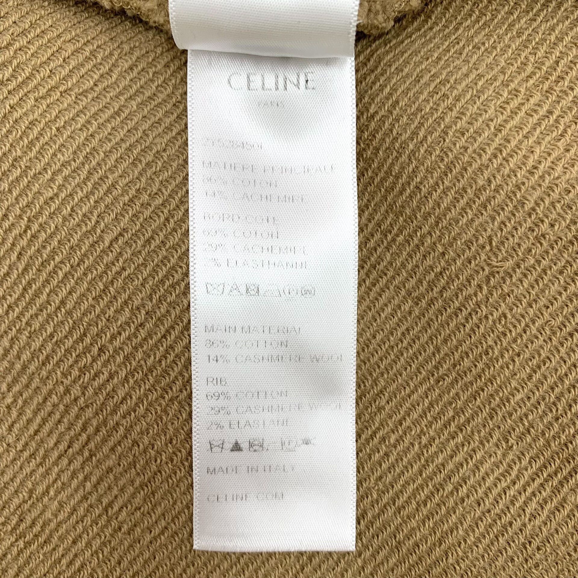 Celine Celine Triomphe Logo Cashmere Blend Hoodie US S Size US S / EU 44-46 / 1 - 8 Thumbnail