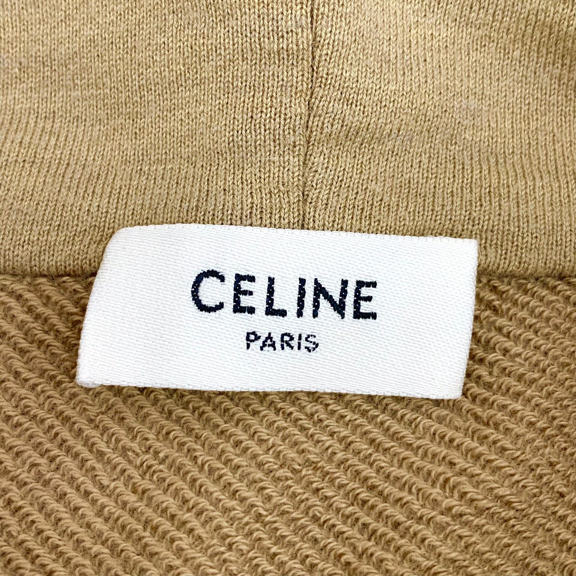 Celine Celine Triomphe Logo Cashmere Blend Hoodie US S Size US S / EU 44-46 / 1 - 6 Thumbnail