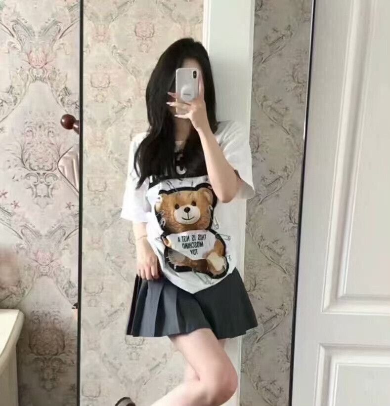 Moschino Moschino Teddy Bear Safety Pin T-Shirt XS Size XS / US 0-2 / IT 36-38 - 9 Thumbnail