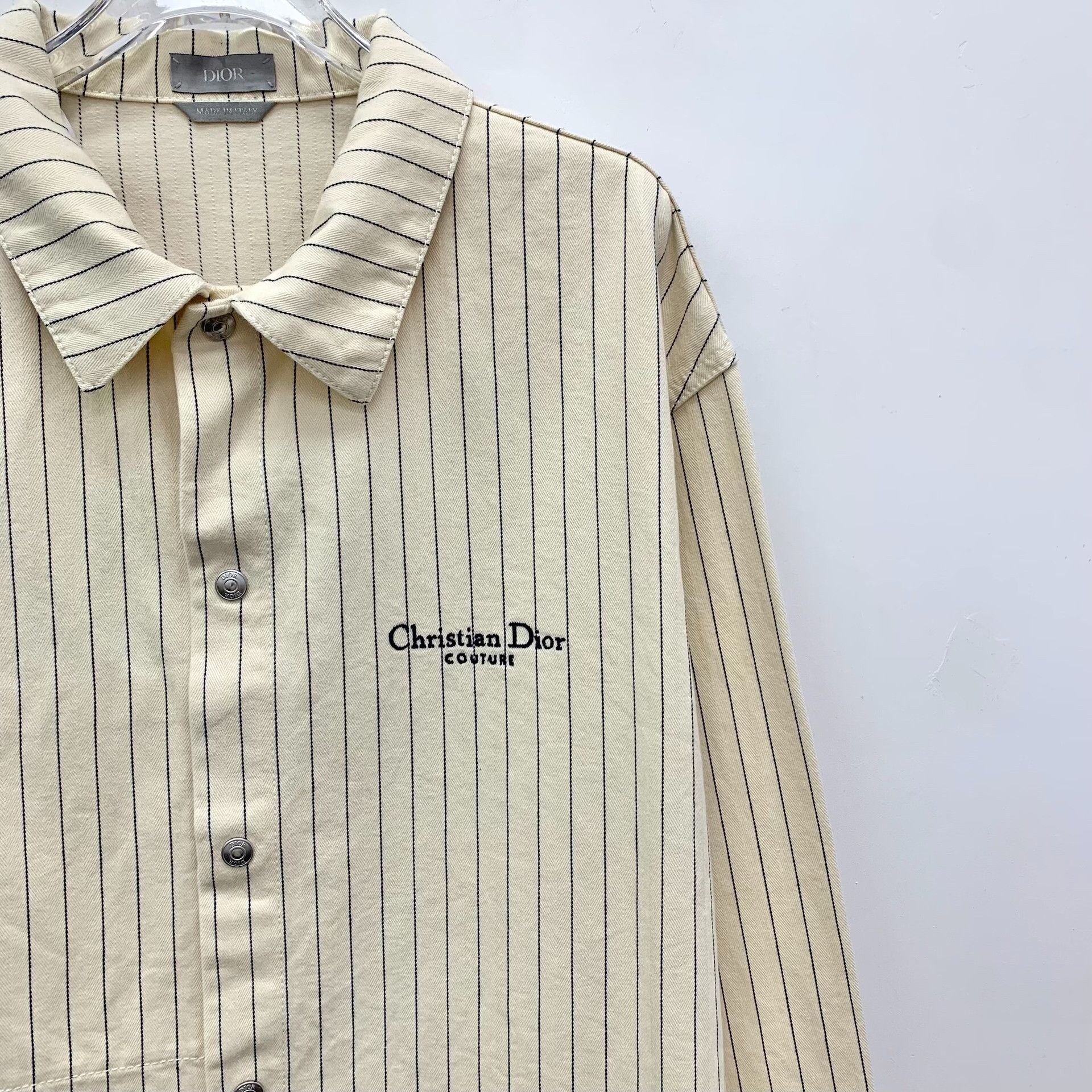 Dior Dior Striped Christian Dior Couture Shirt 52 Size US L / EU 52-54 / 3 - 4 Thumbnail