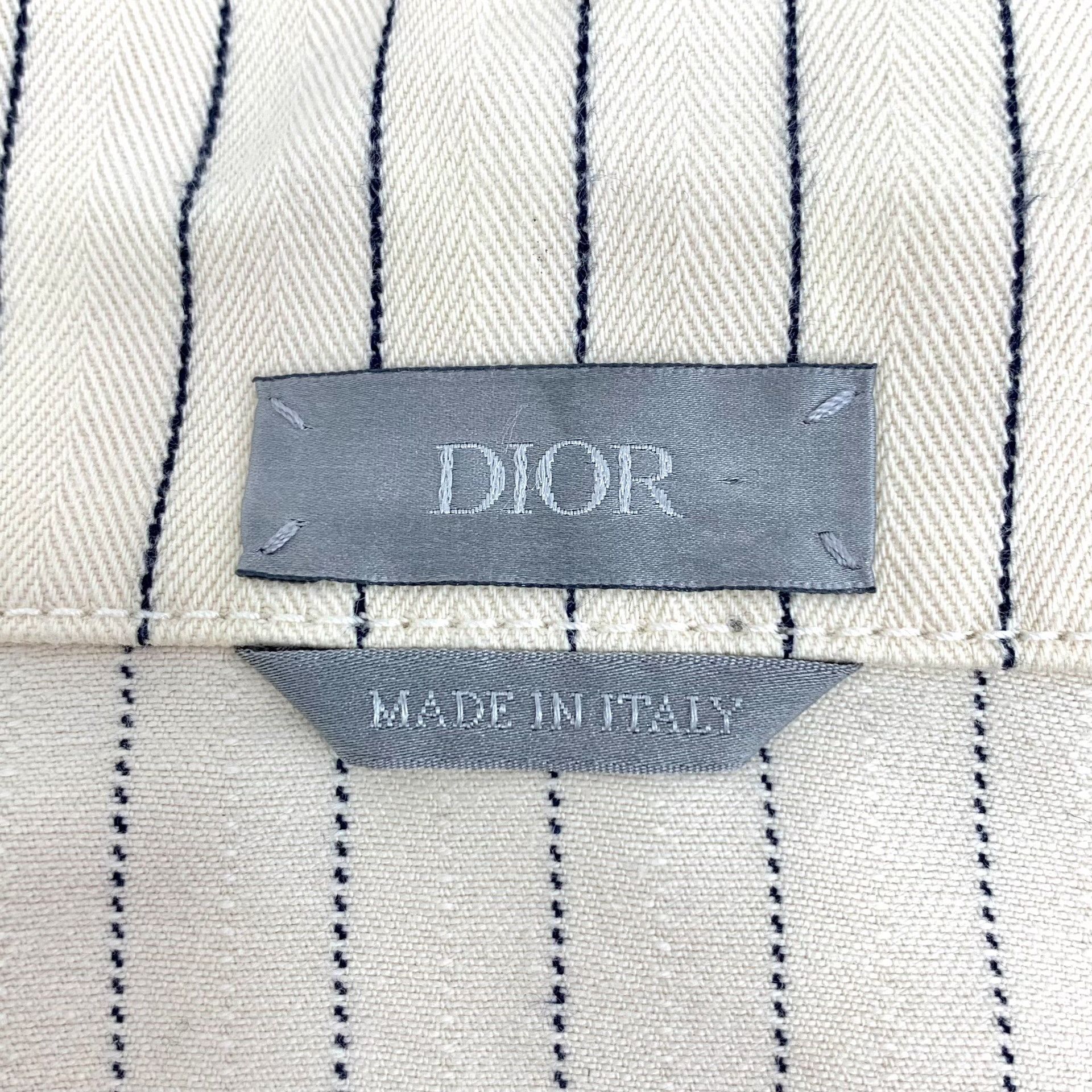 Dior Dior Striped Christian Dior Couture Shirt 52 Size US L / EU 52-54 / 3 - 7 Thumbnail