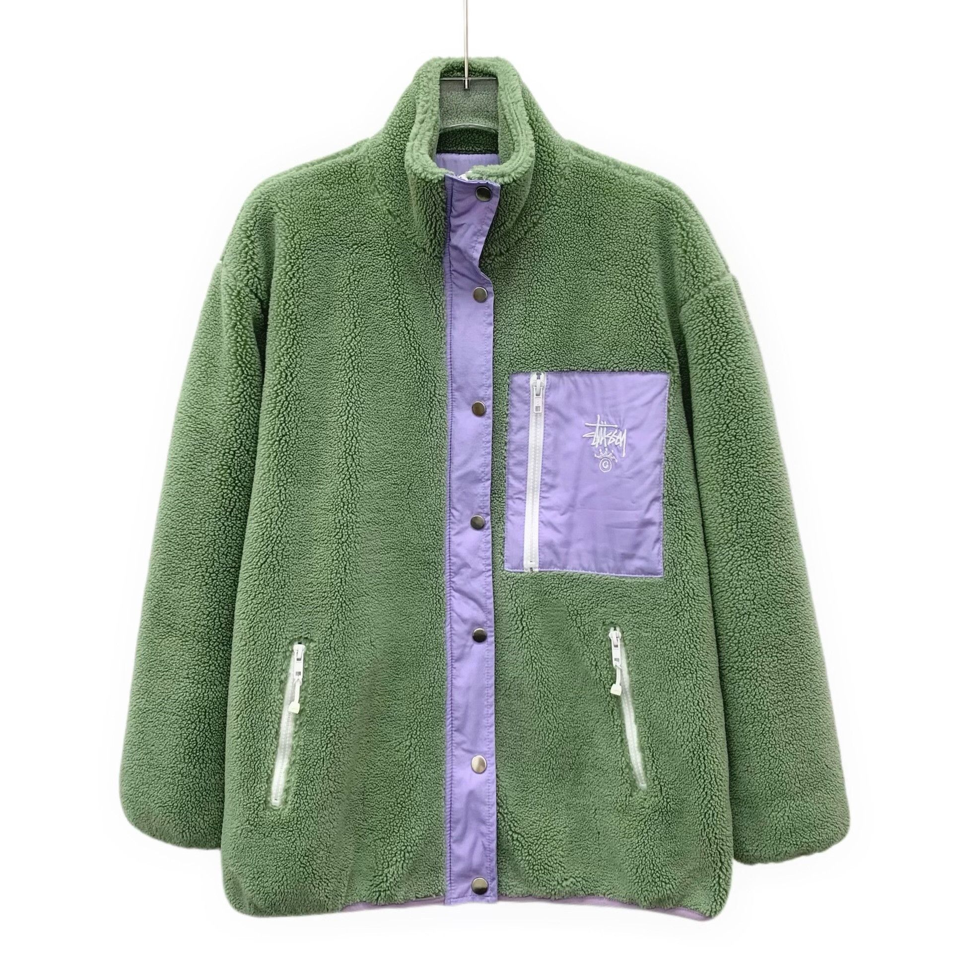 Stussy Stussy Sherpa Fleece Contrast Jacket 6 Size M / US 6-8 / IT 42-44 - 2 Thumbnail