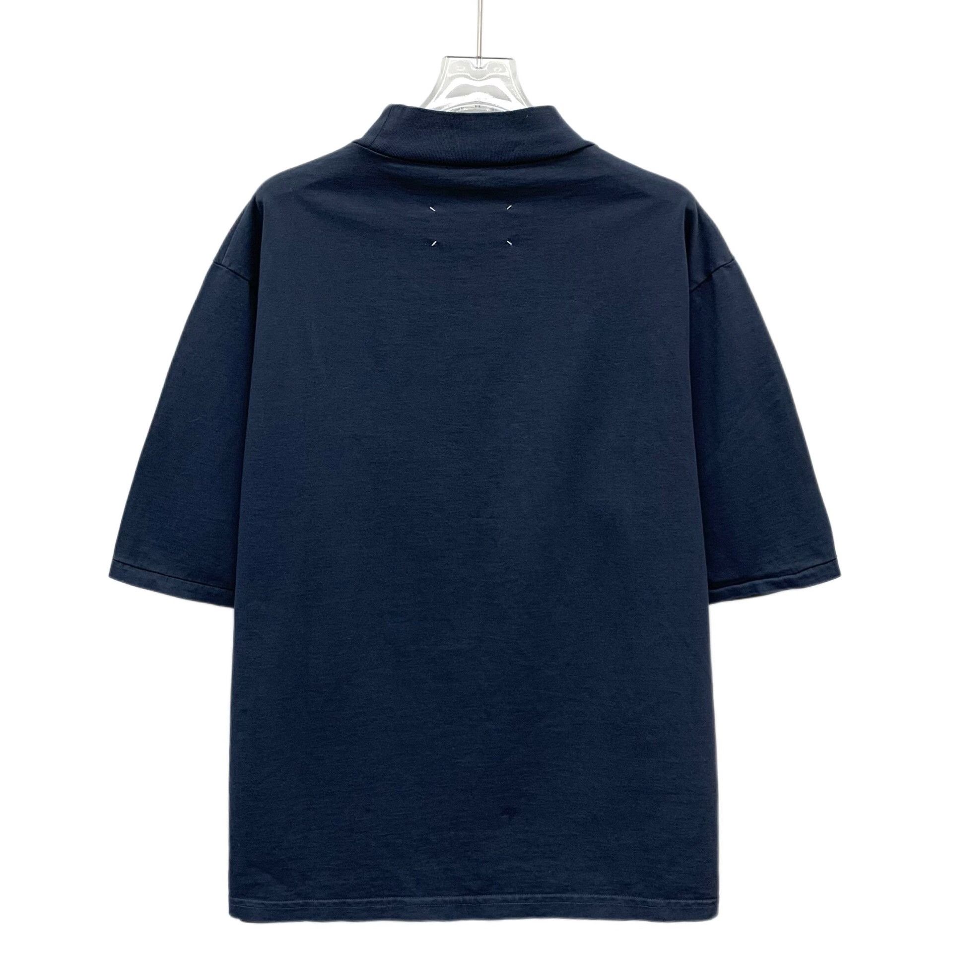 Maison Margiela Maison Margiela Embroidered Mock Neck T-Shirt S Size US S / EU 44-46 / 1 - 3 Thumbnail
