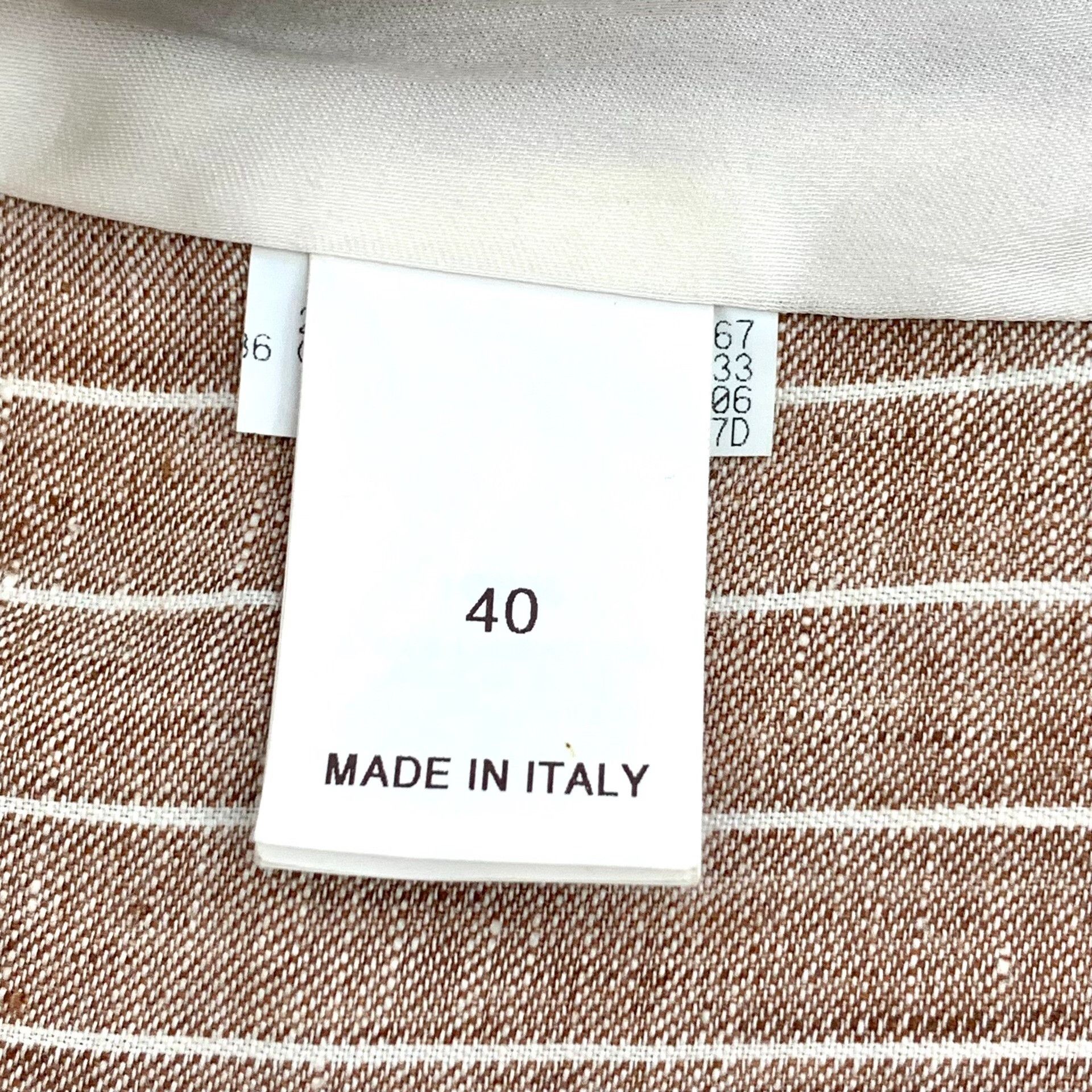 Brunello Cucinelli Brunello Cucinelli Striped Linen Blazer IT 40 Size S / US 4 / IT 40 - 9 Thumbnail