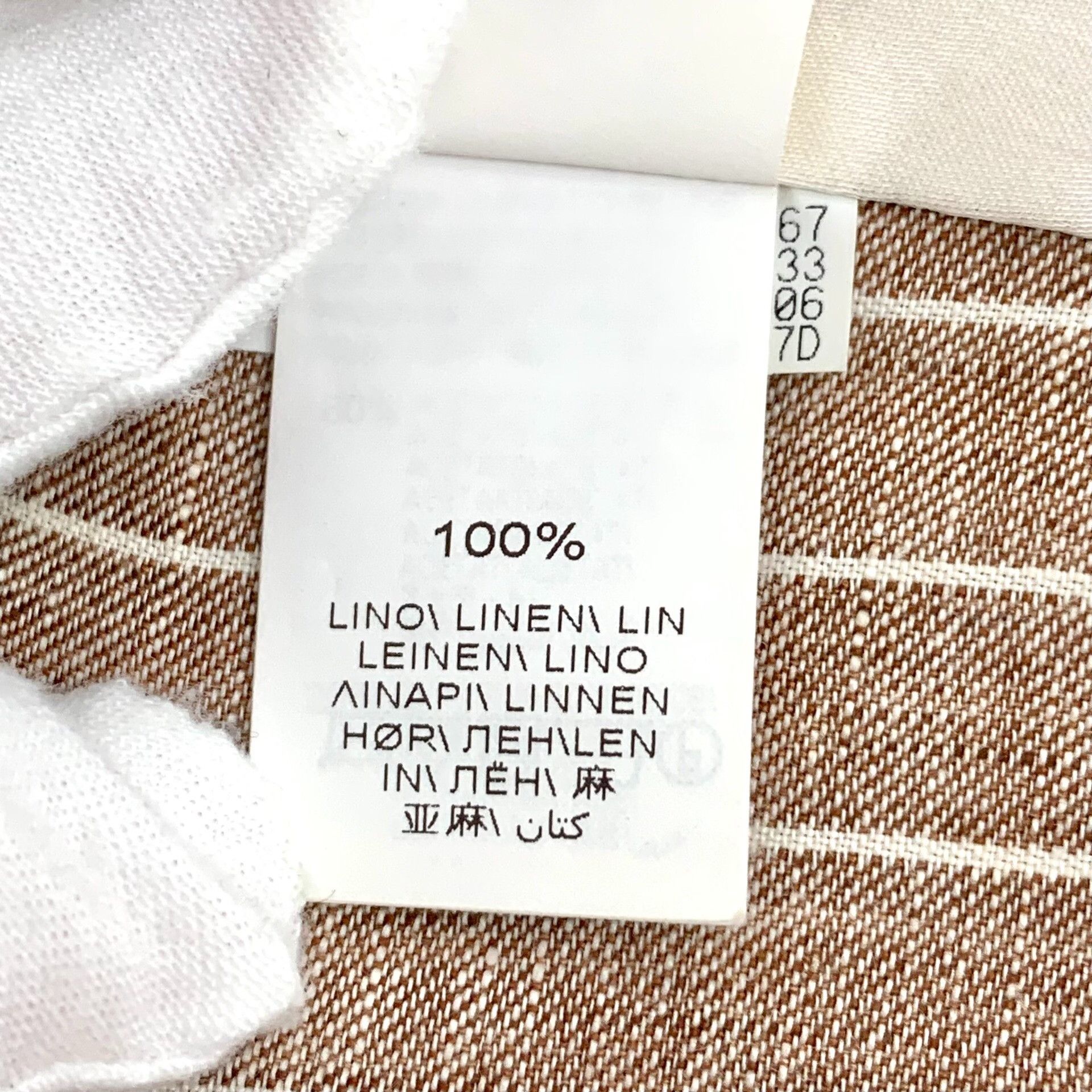 Brunello Cucinelli Brunello Cucinelli Striped Linen Blazer IT 40 Size S / US 4 / IT 40 - 10 Thumbnail