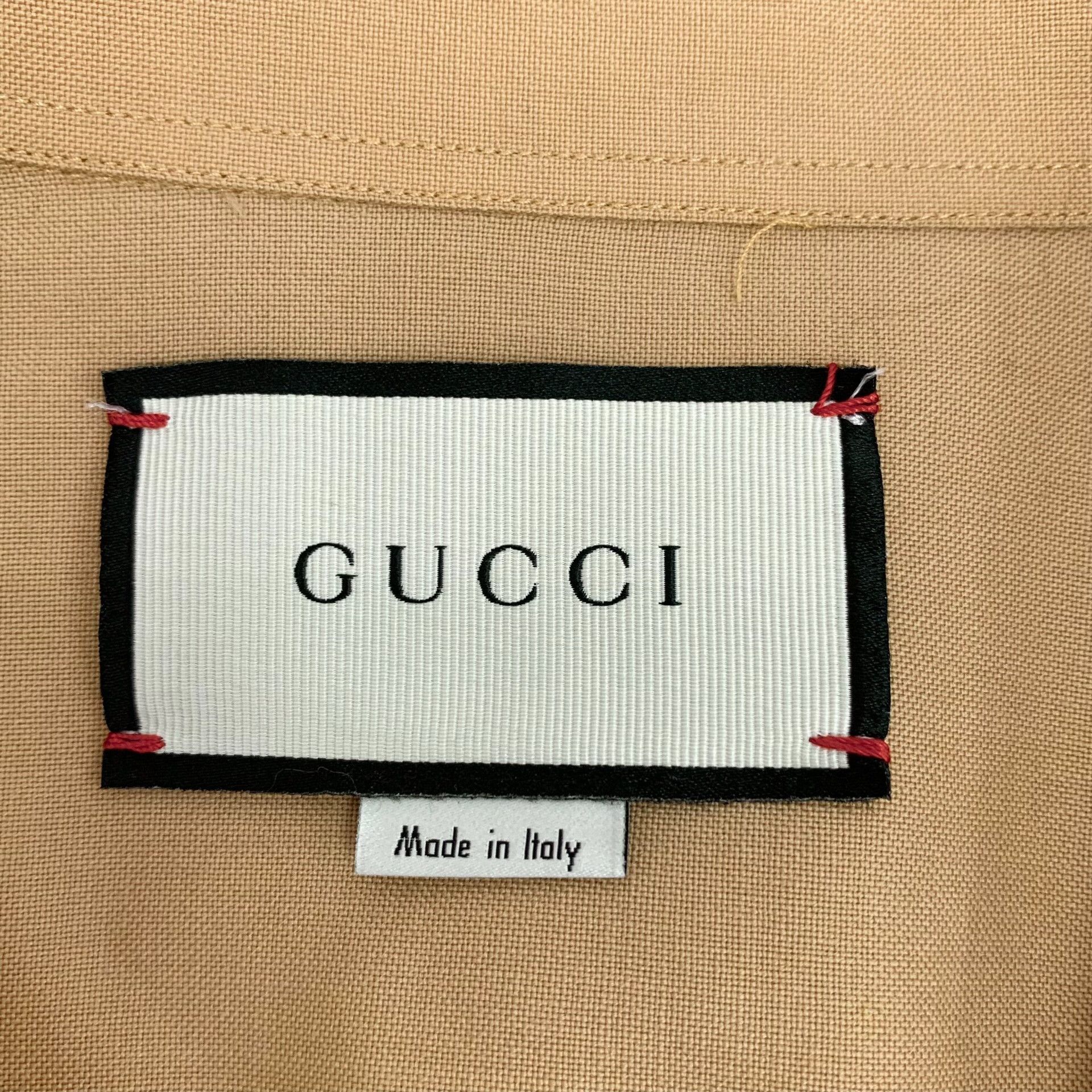 Gucci Gucci Wool Epaulette Long Sleeve Shirt Size 44 Size US S / EU 44-46 / 1 - 6 Thumbnail