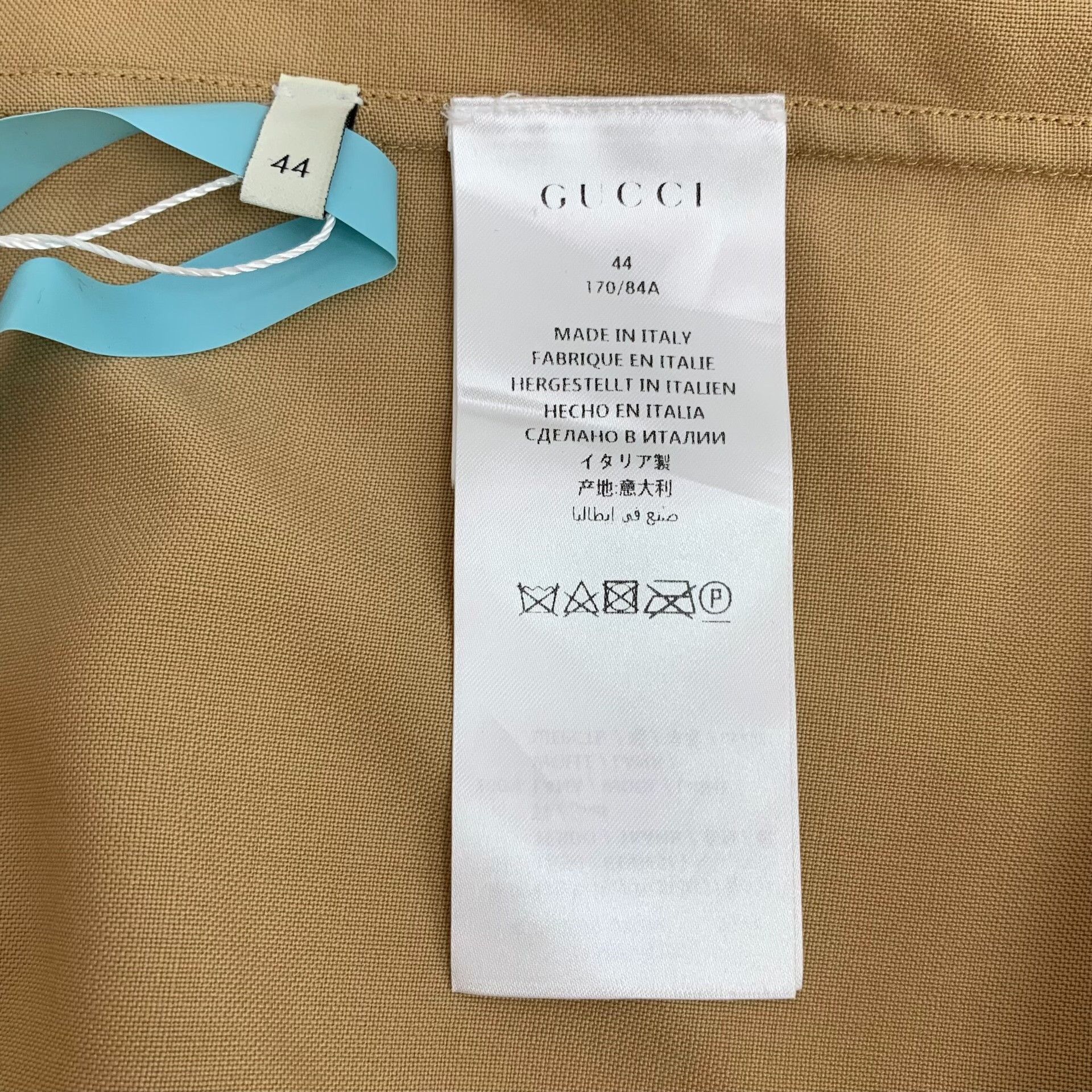 Gucci Gucci Wool Epaulette Long Sleeve Shirt Size 44 Size US S / EU 44-46 / 1 - 7 Thumbnail