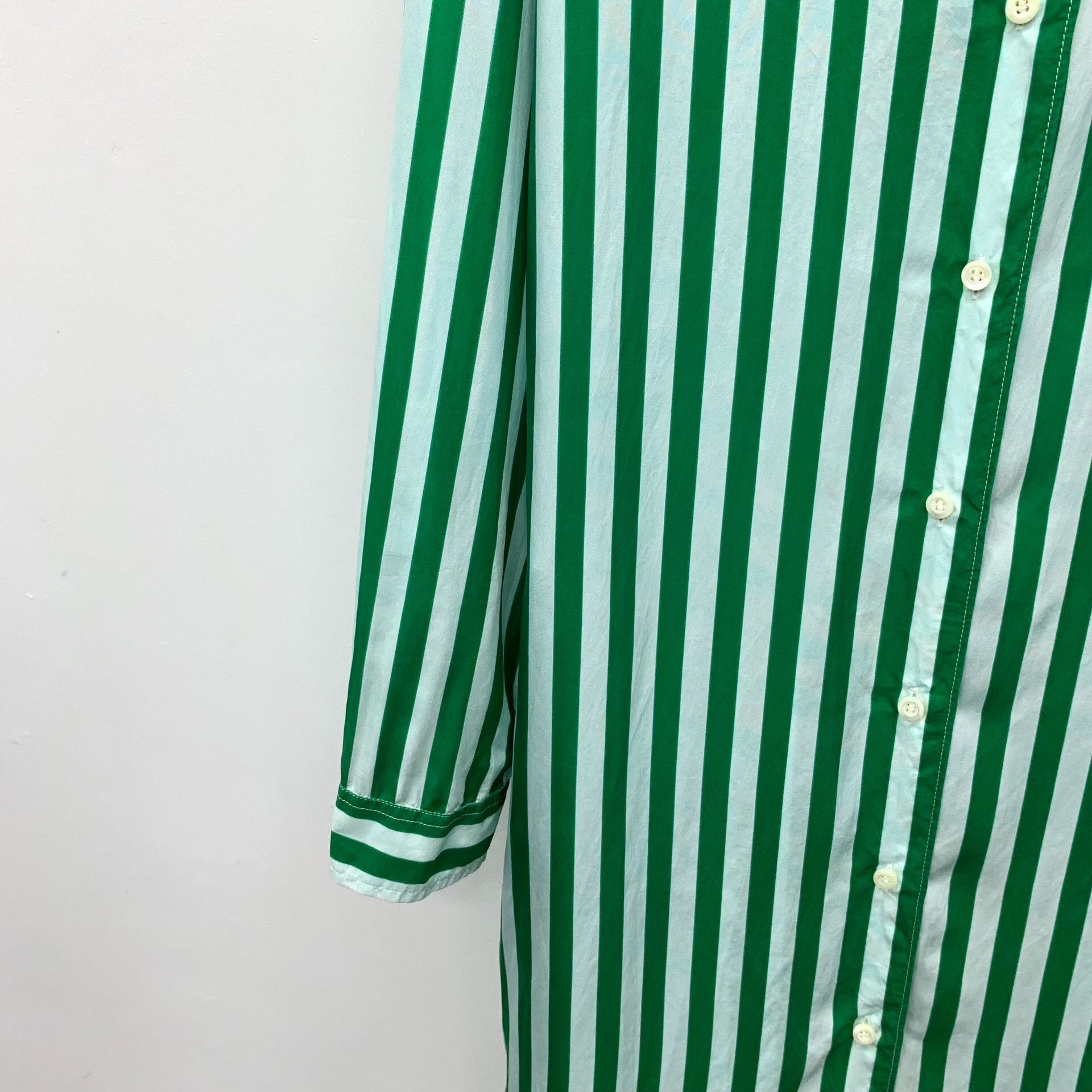 Prada Prada Striped Silk Shirt Dress IT 36 Size XS / US 0-2 / IT 36-38 - 5 Thumbnail