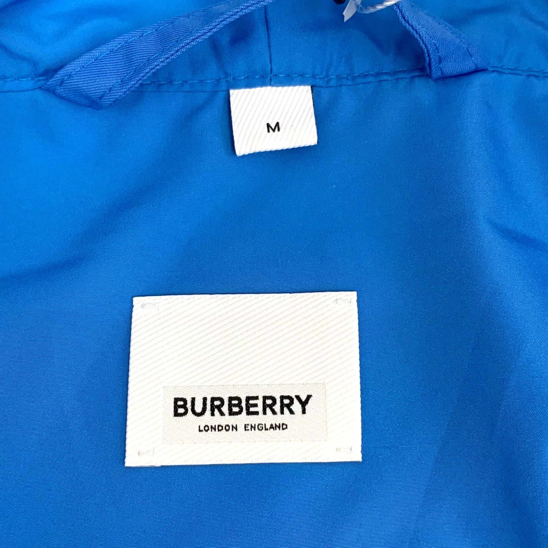 Burberry Burberry Blue Check Hooded Jacket Size M Size US M / EU 48-50 / 2 - 6 Thumbnail