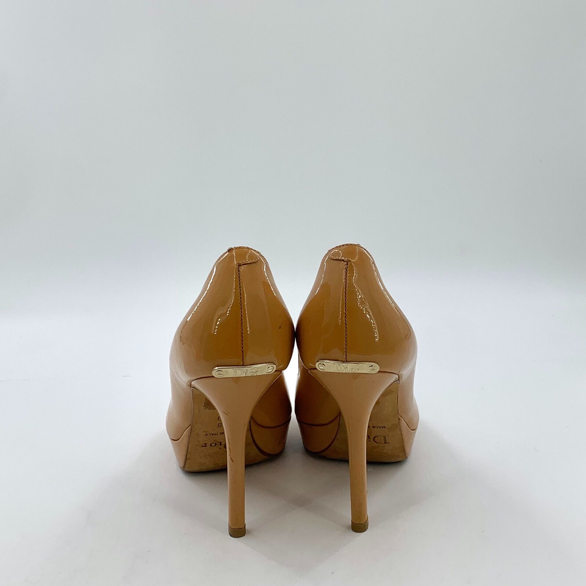 Dior Dior Patent Leather Peep Toe Heels EU 36 Size US 6 / IT 36 - 5 Thumbnail