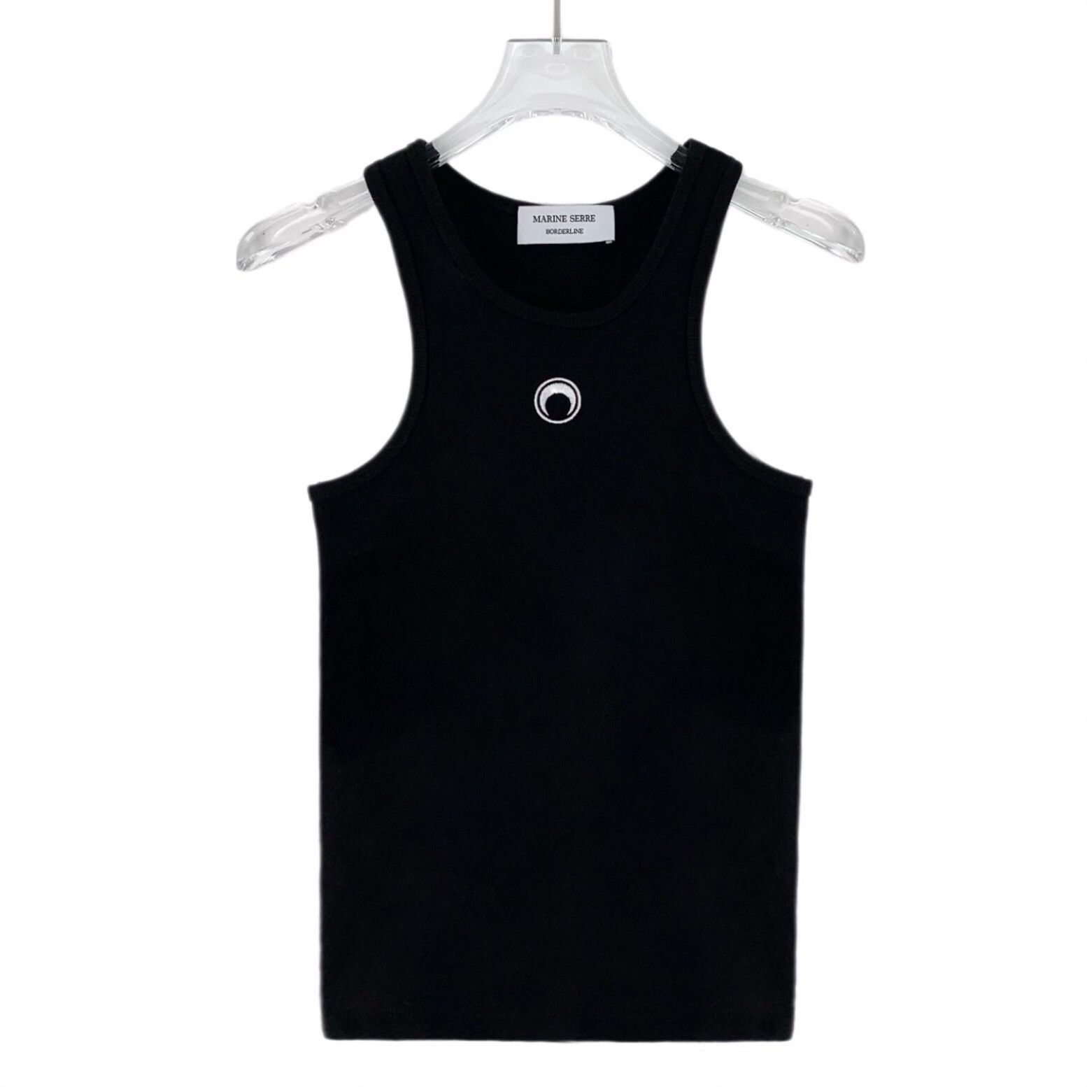 Marine Serre Marine Serre Moon Logo Ribbed Tank Top S Size S / US 4 / IT 40 - 2 Thumbnail