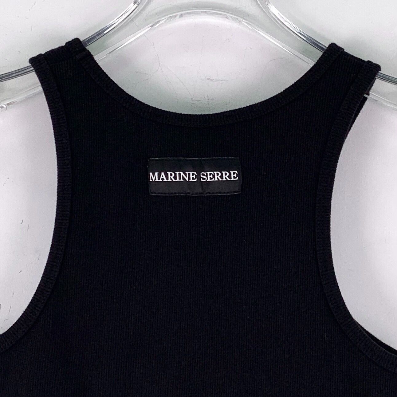 Marine Serre Marine Serre Moon Logo Ribbed Tank Top S Size S / US 4 / IT 40 - 7 Thumbnail