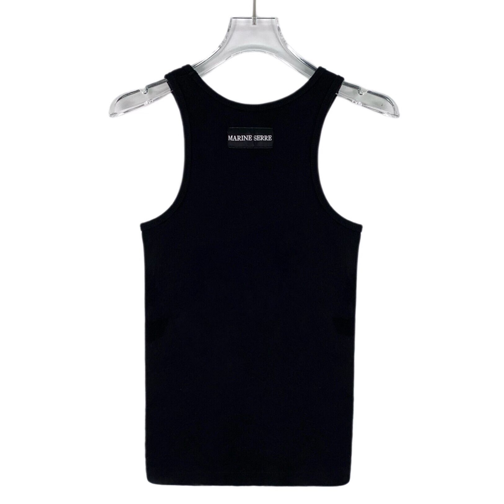 Marine Serre Marine Serre Moon Logo Ribbed Tank Top S Size S / US 4 / IT 40 - 3 Thumbnail