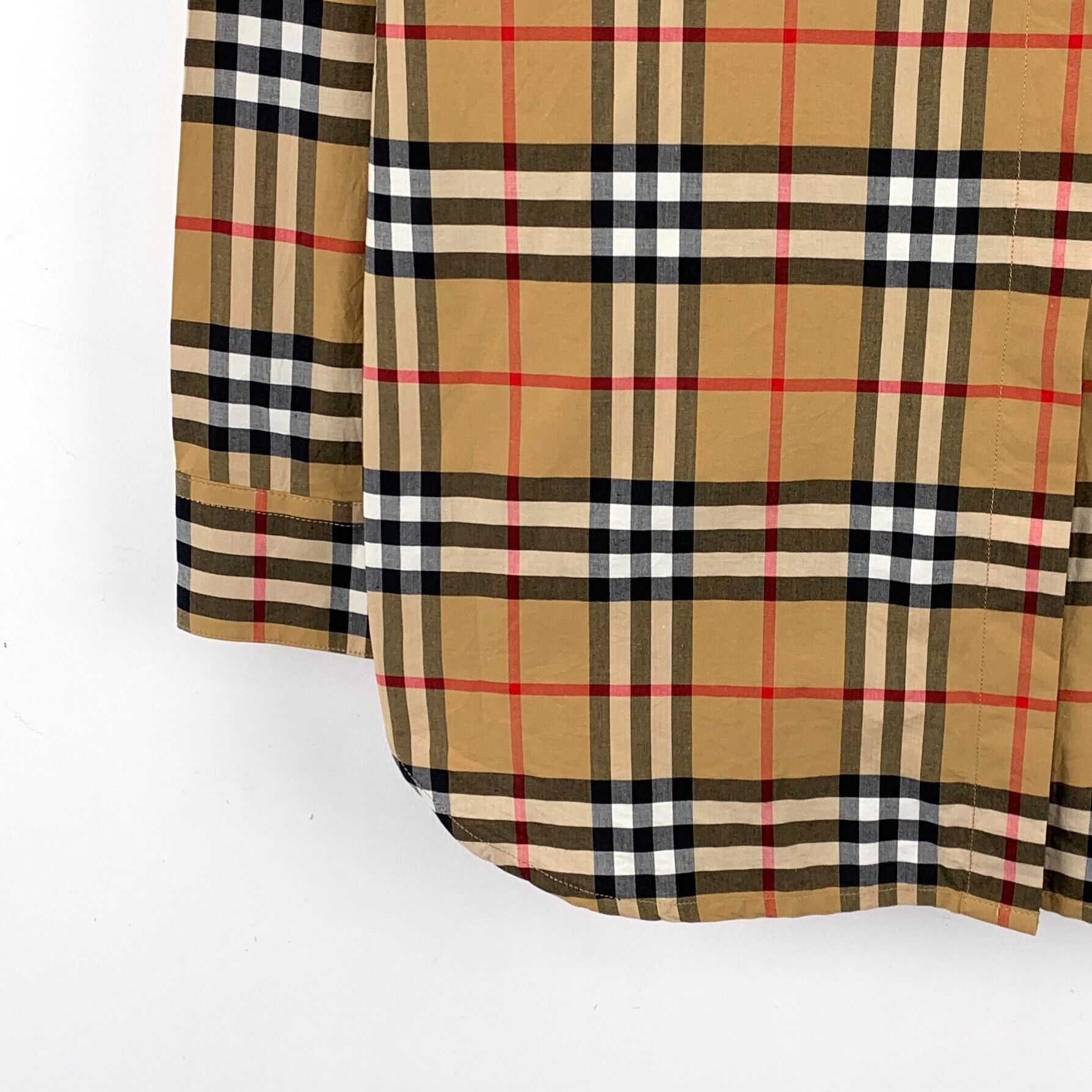 Burberry Burberry Check Cotton Button Up Shirt IT 40 Size S / US 4 / IT 40 - 5 Thumbnail