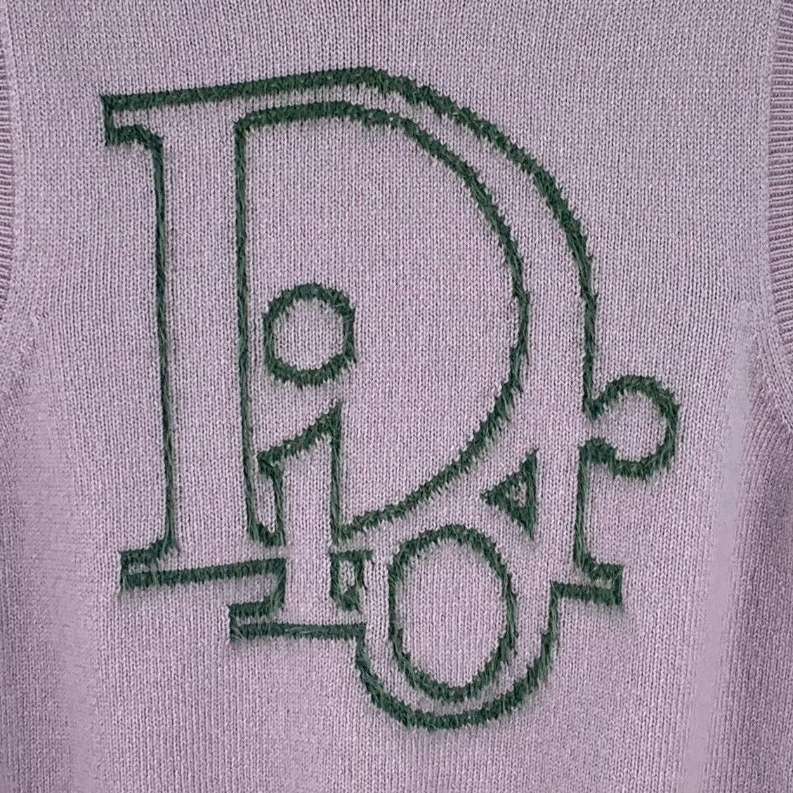 Dior Dior Logo Intarsia Cashmere Vest Size M Size US M / EU 48-50 / 2 - 5 Thumbnail