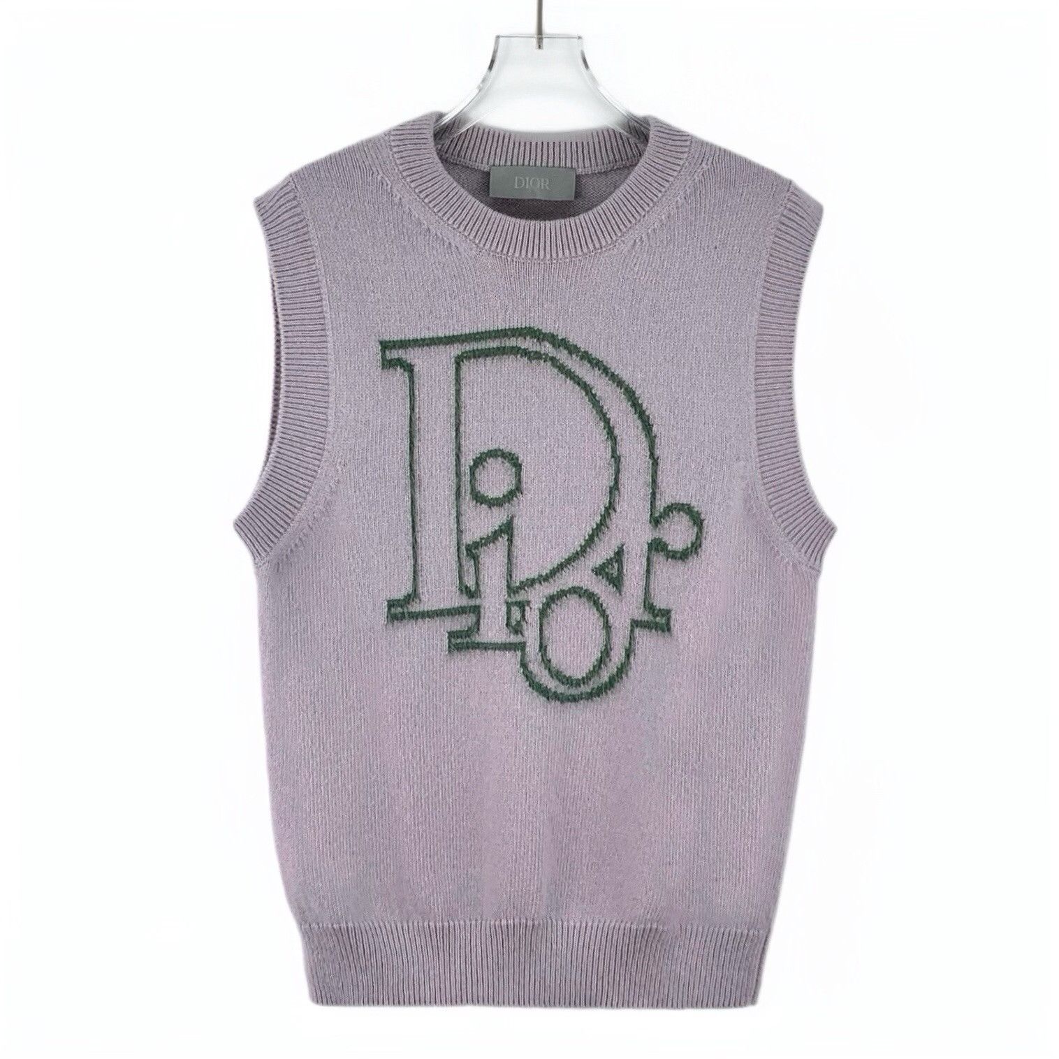 Dior Dior Logo Intarsia Cashmere Vest Size M Size US M / EU 48-50 / 2 - 2 Thumbnail