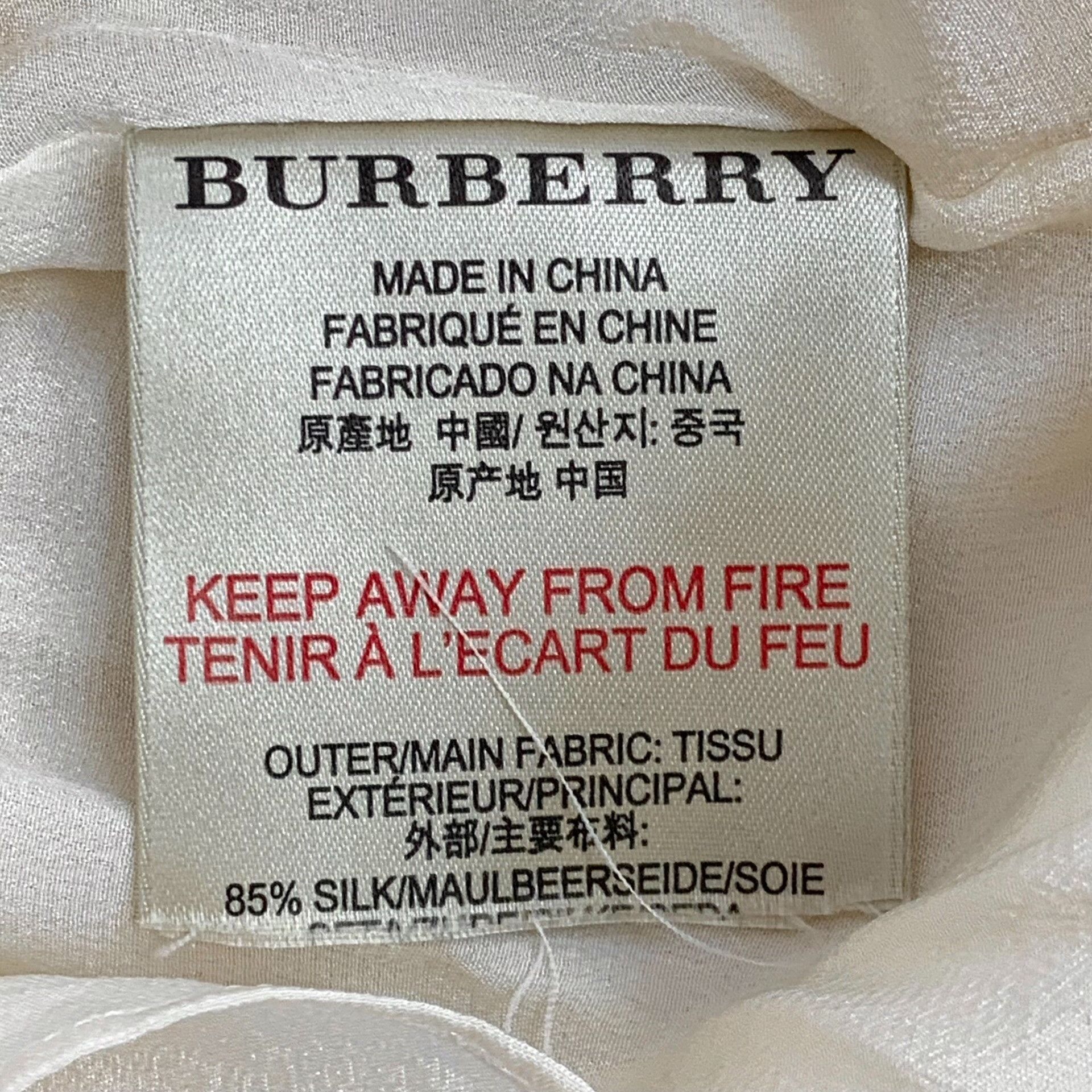 Burberry Burberry Polka Dot Silk Mini Dress US 6 Size M / US 6-8 / IT 42-44 - 7 Thumbnail